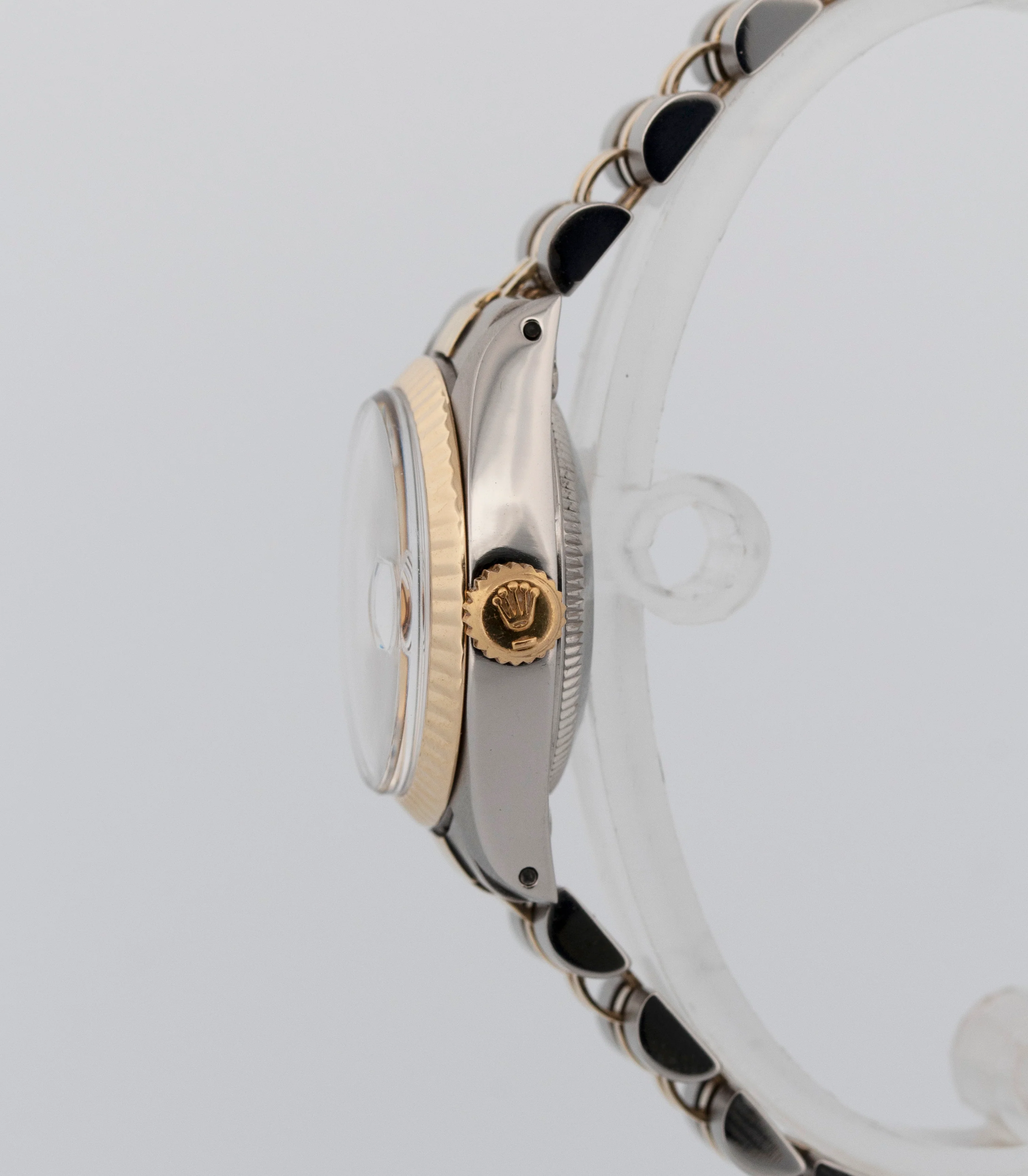 Ladies Rolex DateJust 26mm White DIAMOND Yellow Gold Steel JUBILEE 6917 Watch - Image 3