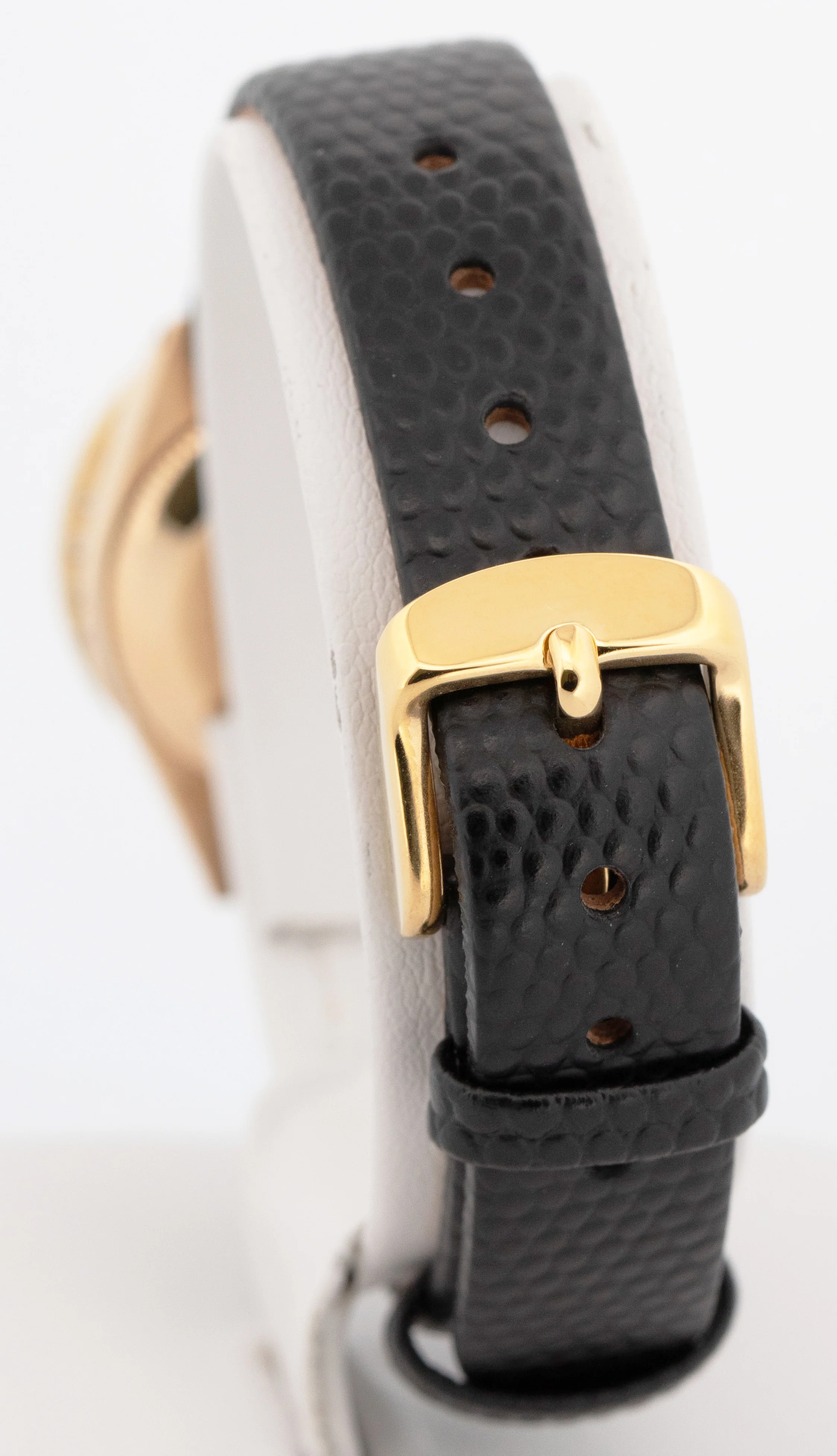 Ladies Rolex DateJust 26mm WHITE DIAMOND 18K Yellow Gold Leather 6917 Watch - Image 7