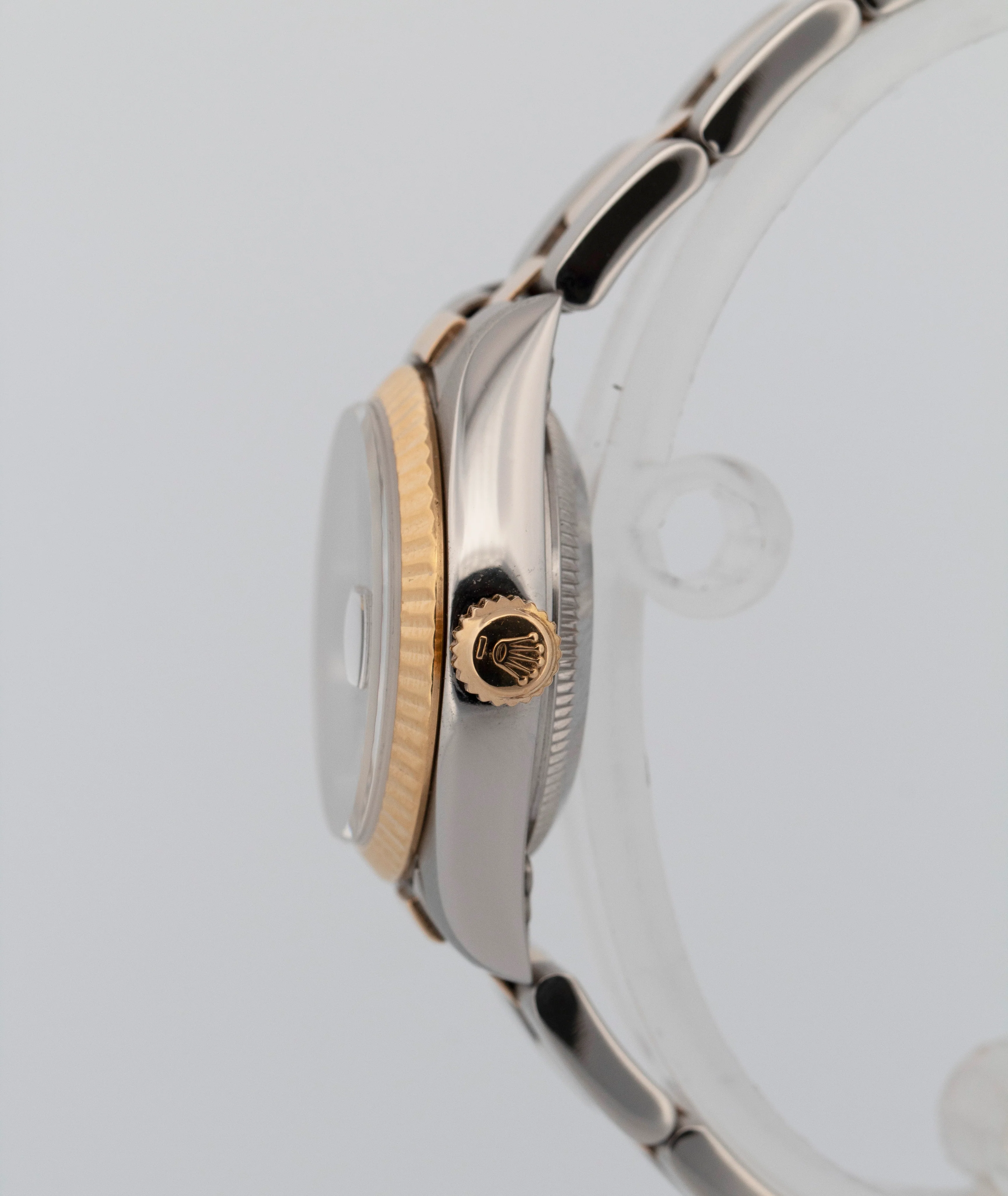 Ladies Rolex DateJust BLUE 18K Yellow Gold Stainless 26mm OYSTER Watch 79173 - Image 3