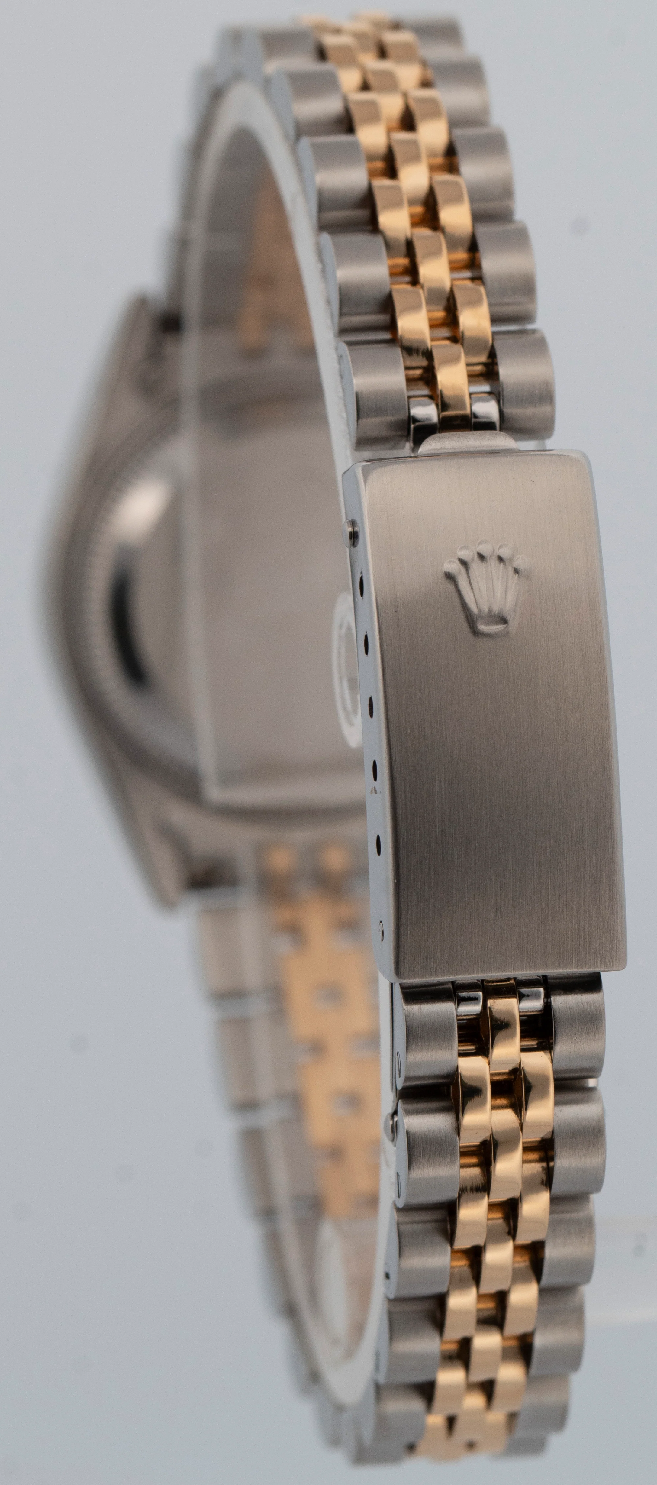 PAPERS Ladies Rolex DateJust Champagne 18K Gold Steel 26mm JUBILEE 79173 BOX - Image 5