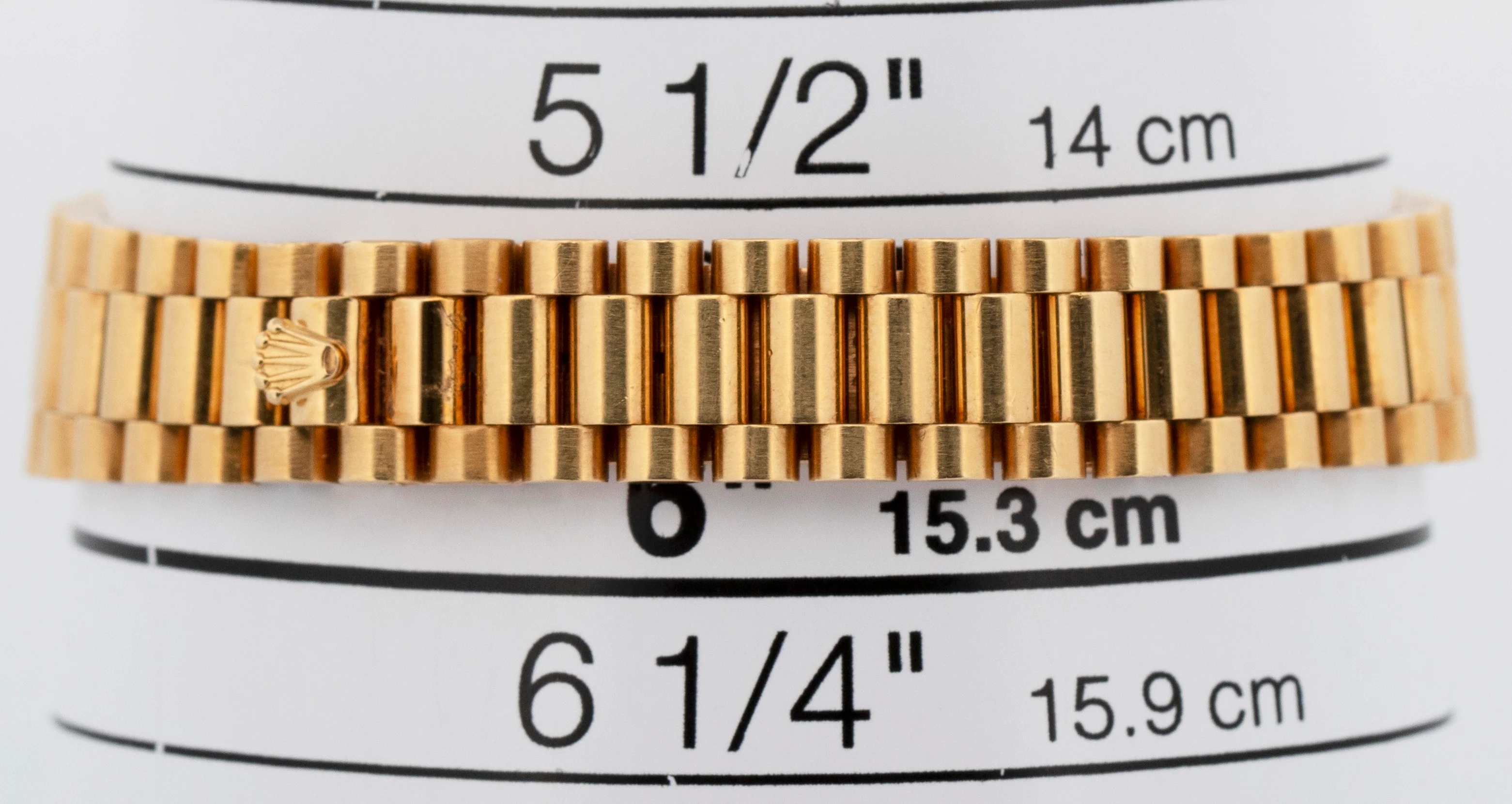 UNPOLISHED Rolex DateJust FACTORY ONYX President 26mm 18K Gold 69178 Watch - Image 9