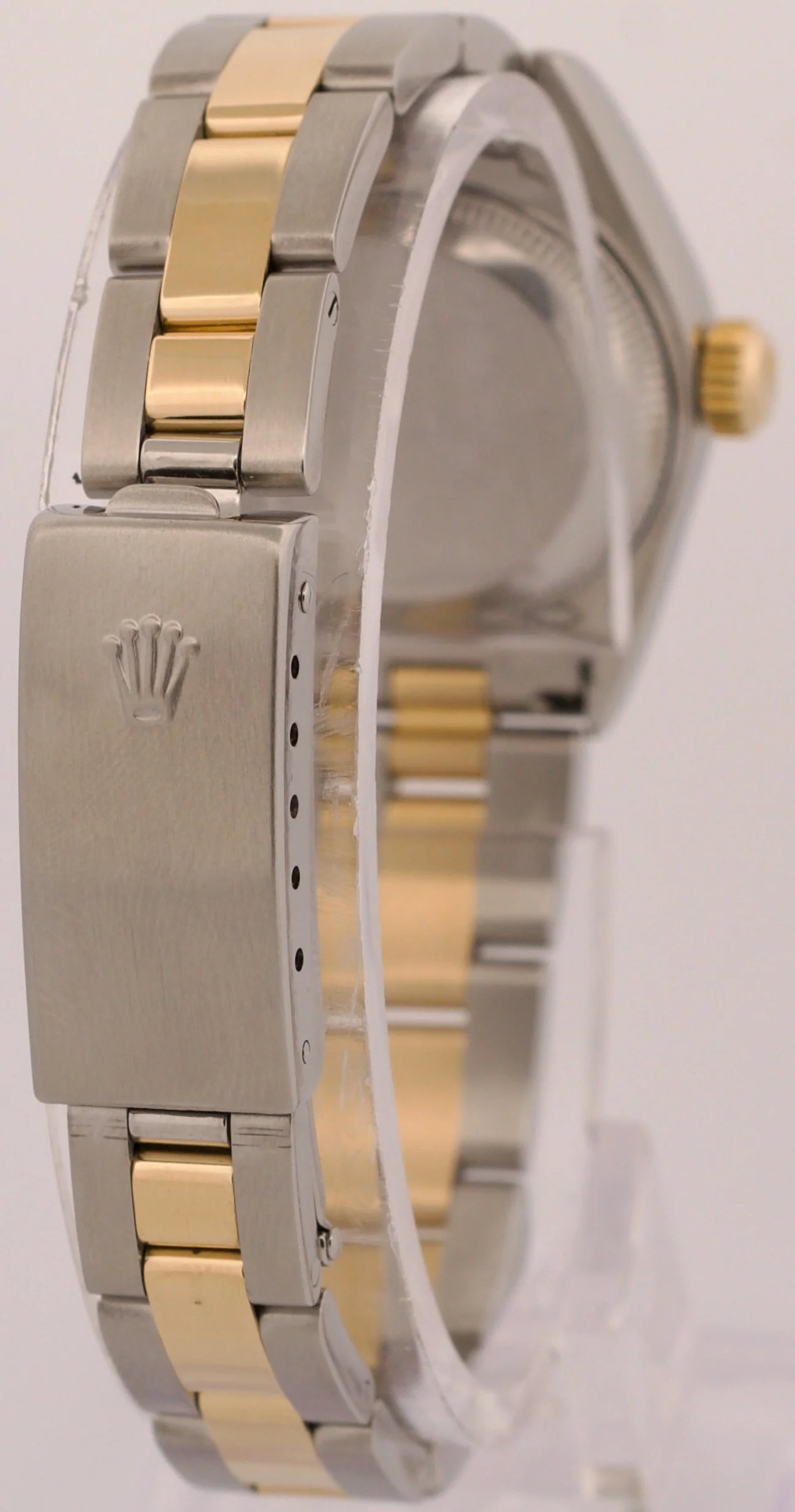 Ladies Rolex DateJust IVORY ROMAN PYRAMID 18K Gold Steel OYSTER 26mm 79163 BOX - Image 6