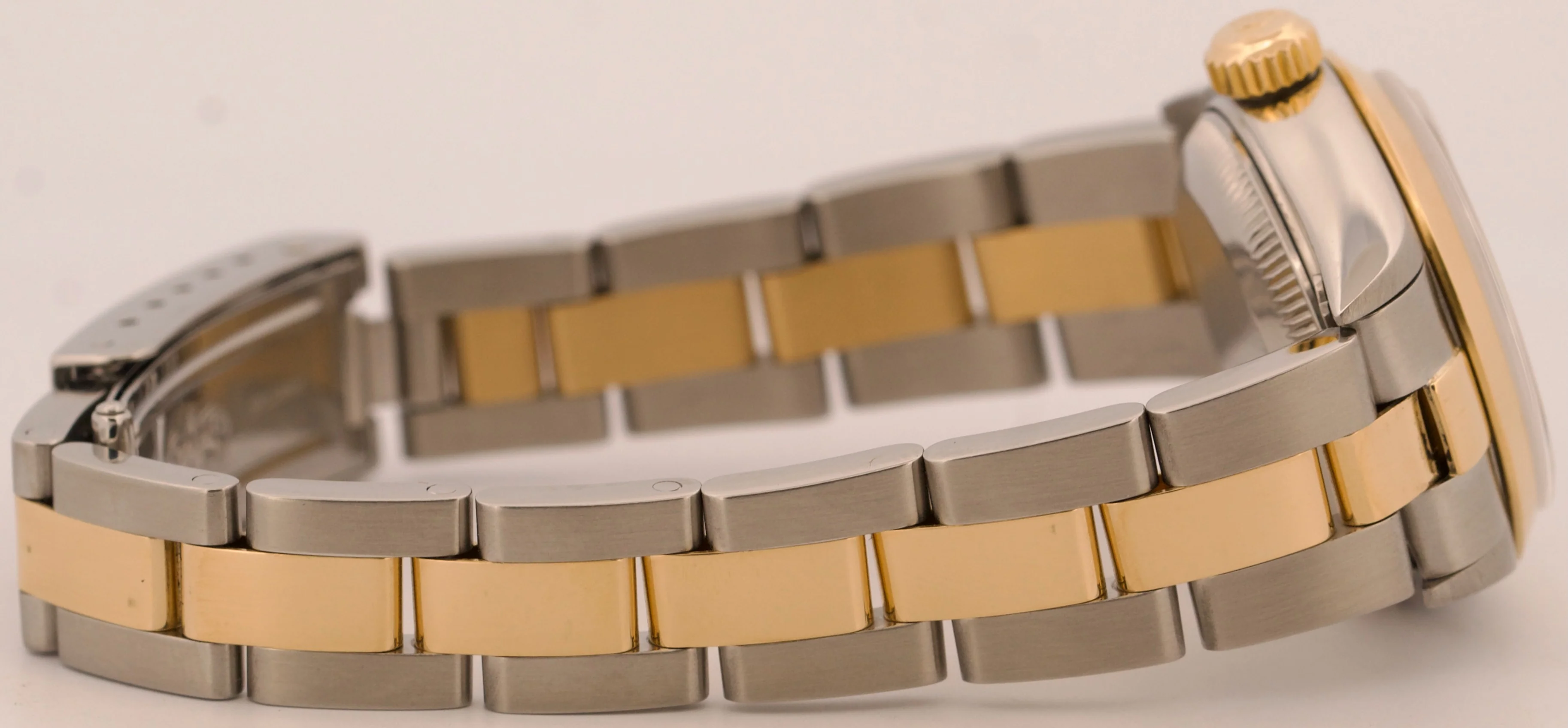 Ladies Rolex DateJust IVORY ROMAN PYRAMID 18K Gold Steel OYSTER 26mm 79163 BOX - Image 8