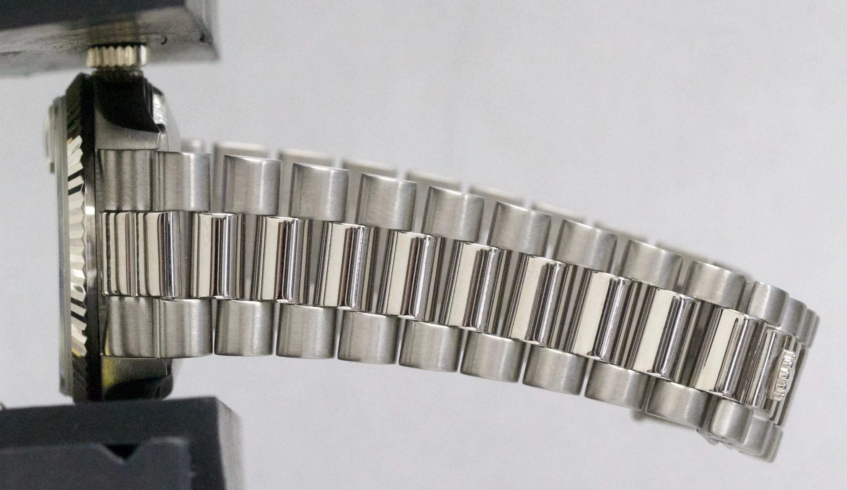 Ladies Rolex DateJust Midsize President BLUE 18K White Gold 31mm 68279 Watch - Image 10