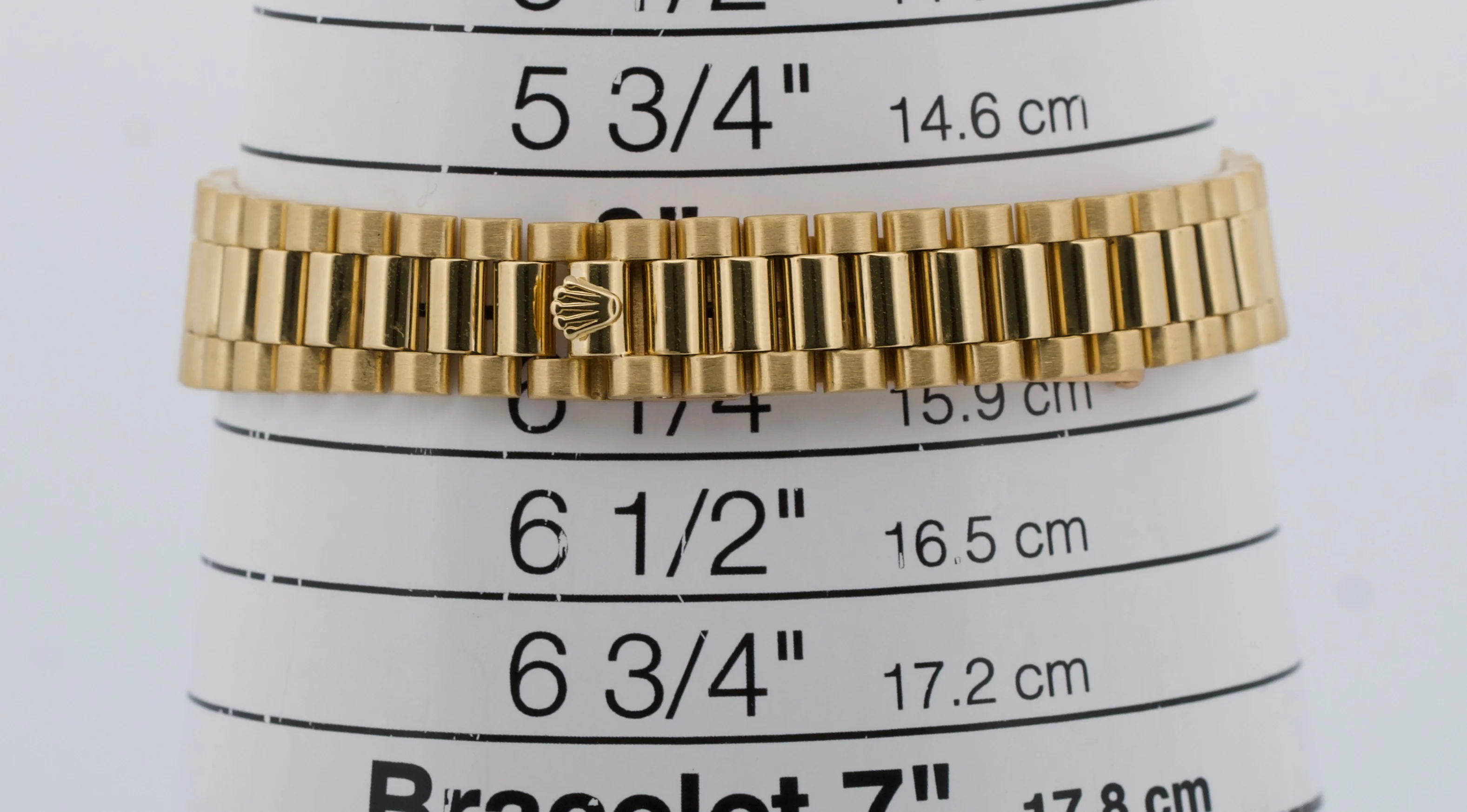 Ladies Rolex DateJust President 26mm CHAMPAGNE DIAMOND 18K Gold 69178 Watch - Image 8