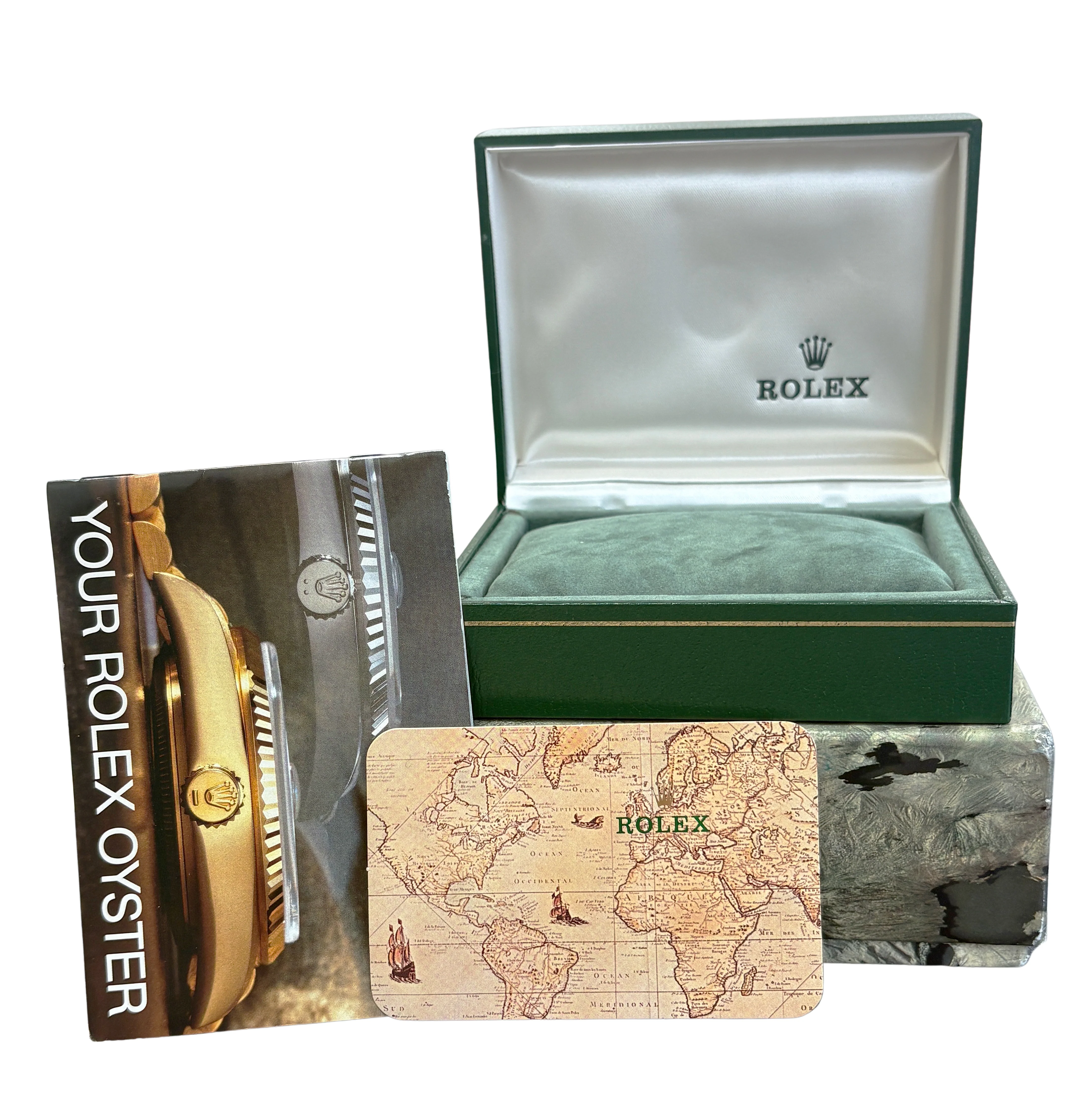 Ladies Rolex DateJust President 26mm CHAMPAGNE TAPESTRY 18K Fluted 69178 BOX - Image 2