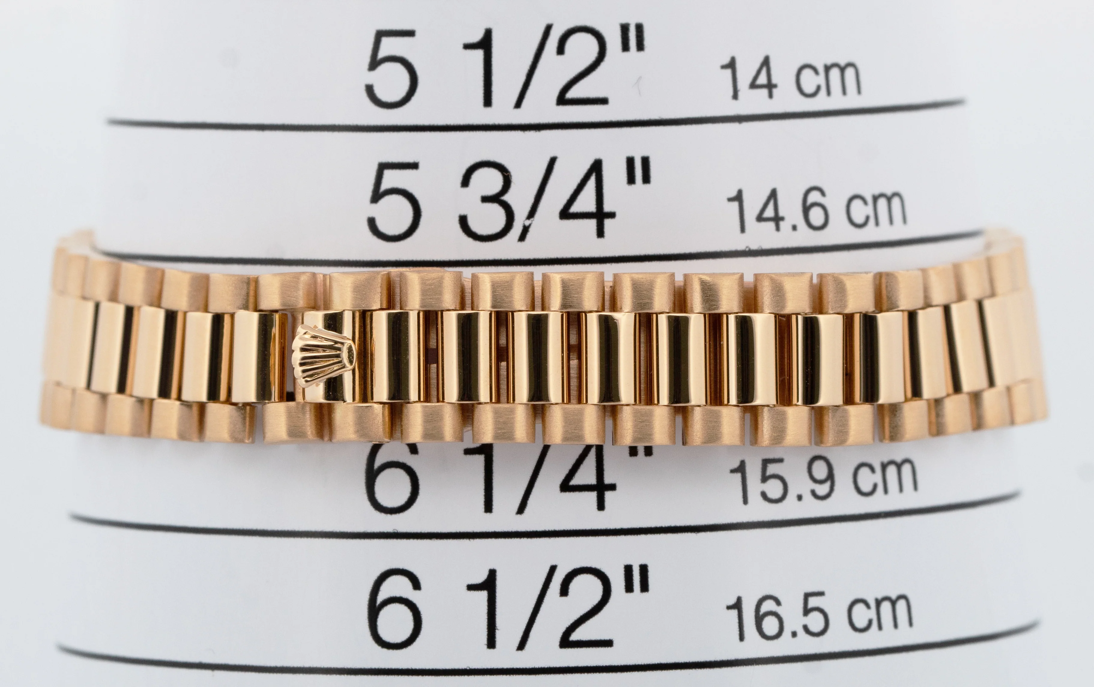 Ladies Rolex DateJust President 26mm CHAMPAGNE TAPESTRY 18K Fluted 69178 BOX - Image 8