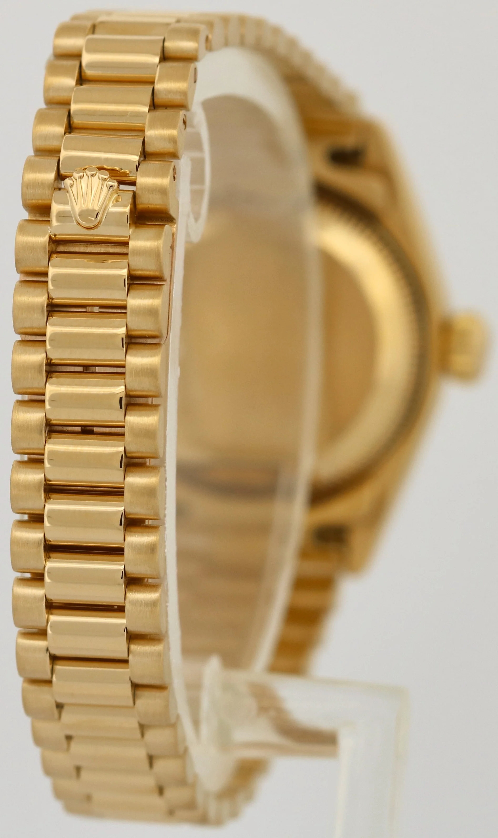 Ladies Rolex DateJust President 26mm FACTORY CHAMPAGNE DIAMOND 18K 79238 BOX - Image 6