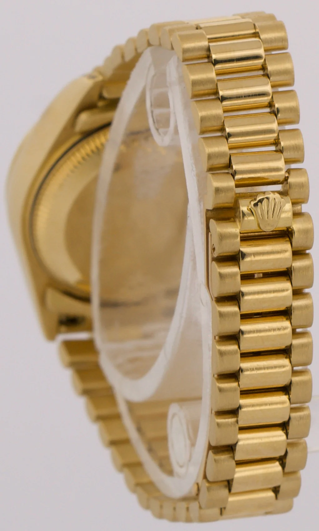 Ladies Rolex DateJust President 26mm MOP DIAMOND 18K Yellow Gold Fluted 69238 - Image 5
