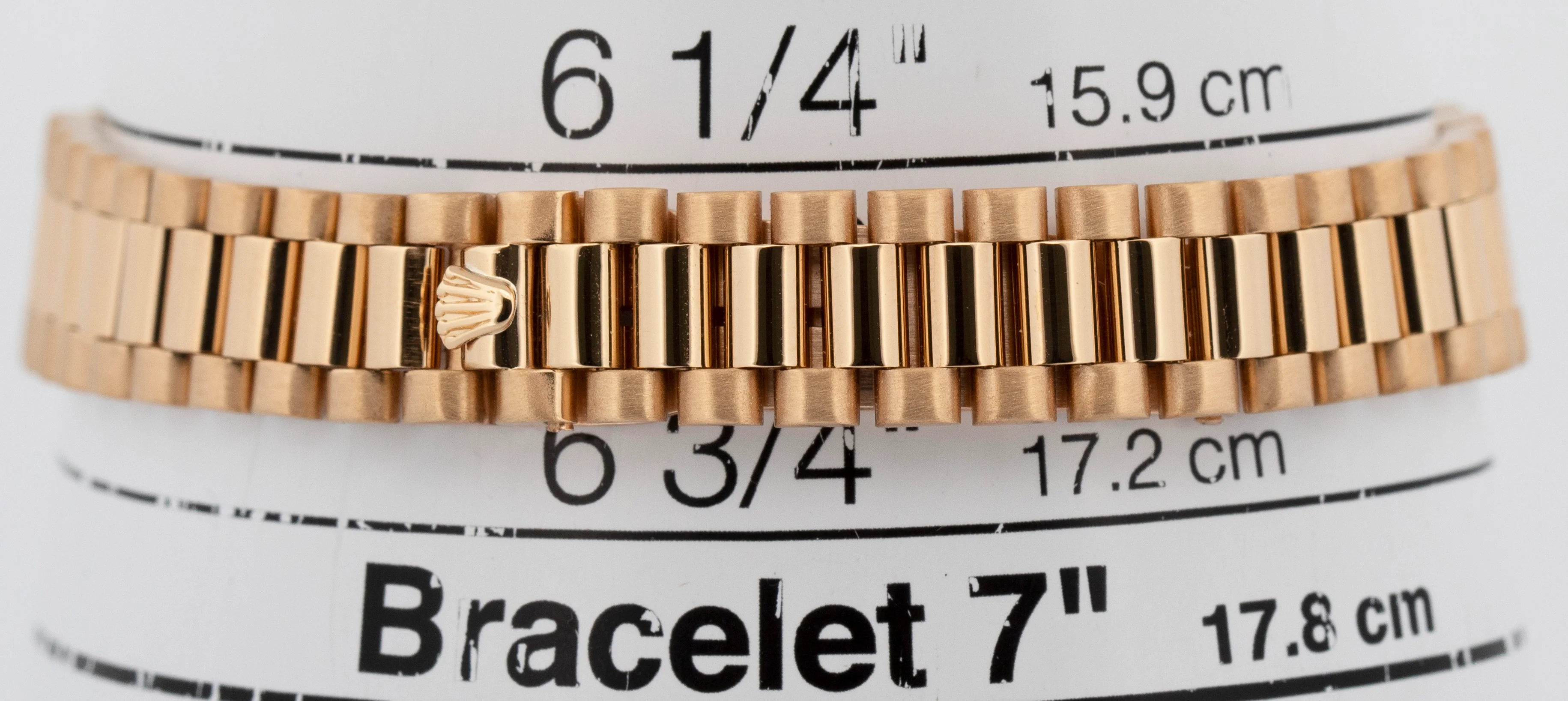 Ladies Rolex DateJust President 26mm Mother of Pearl 18K Yellow Gold 69178 Watch - Image 8