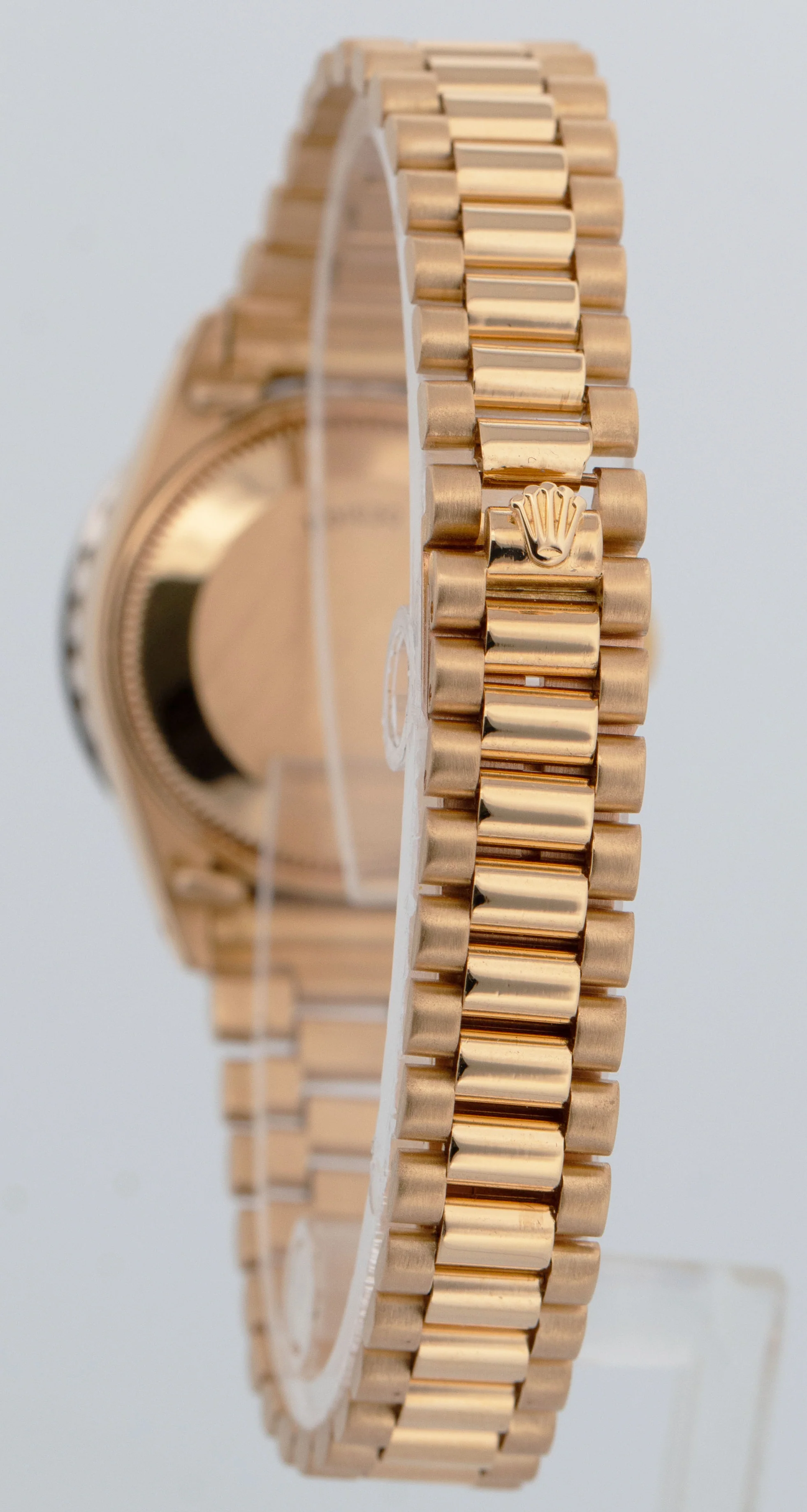 PAPERS Ladies Rolex DateJust President 26mm WHITE DIAMOND Gold 6917 Watch BOX - Image 5