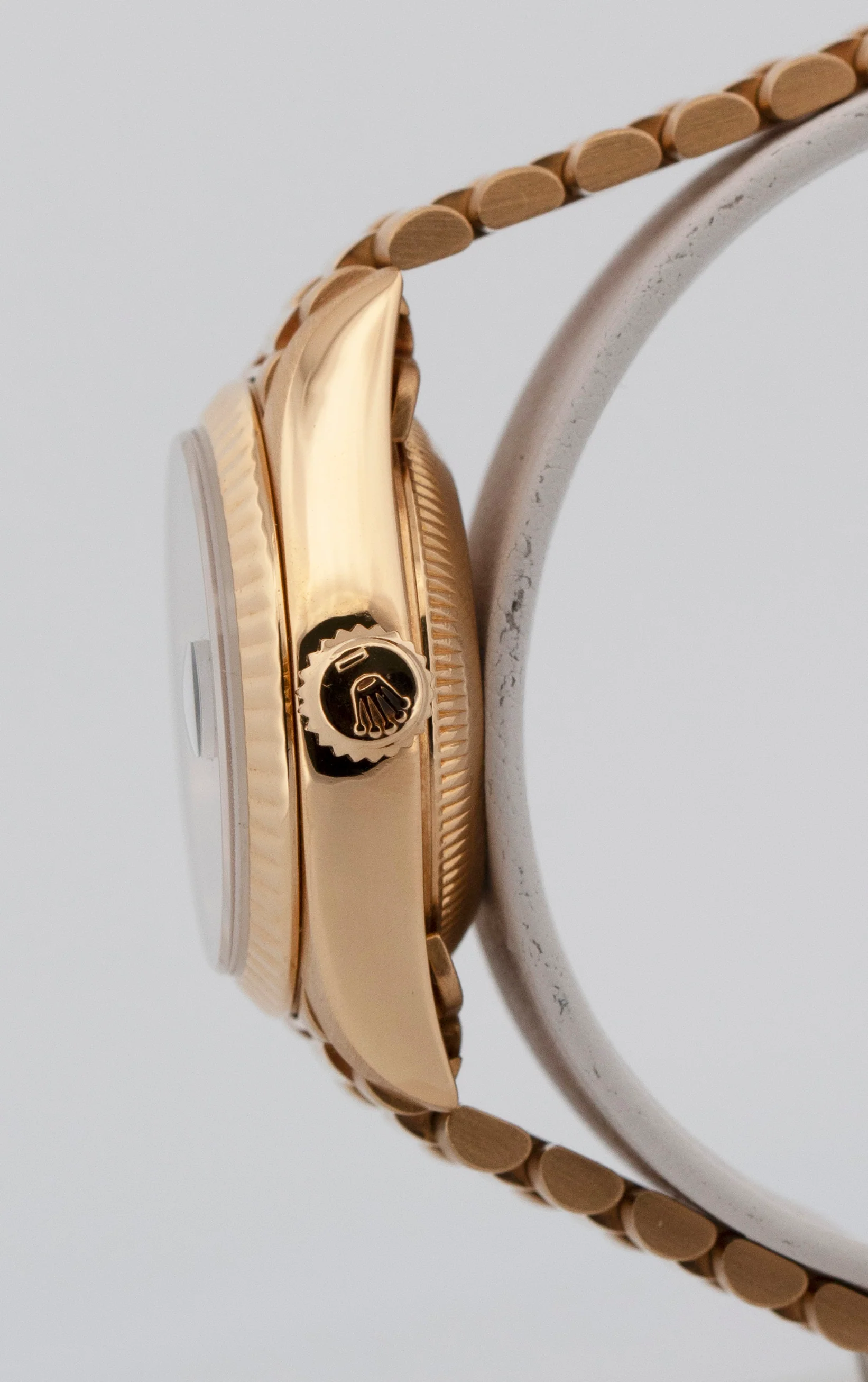 Ladies Rolex DateJust President BLUE ROMAN 18K Yellow Gold 26mm 69178 Watch - Image 4