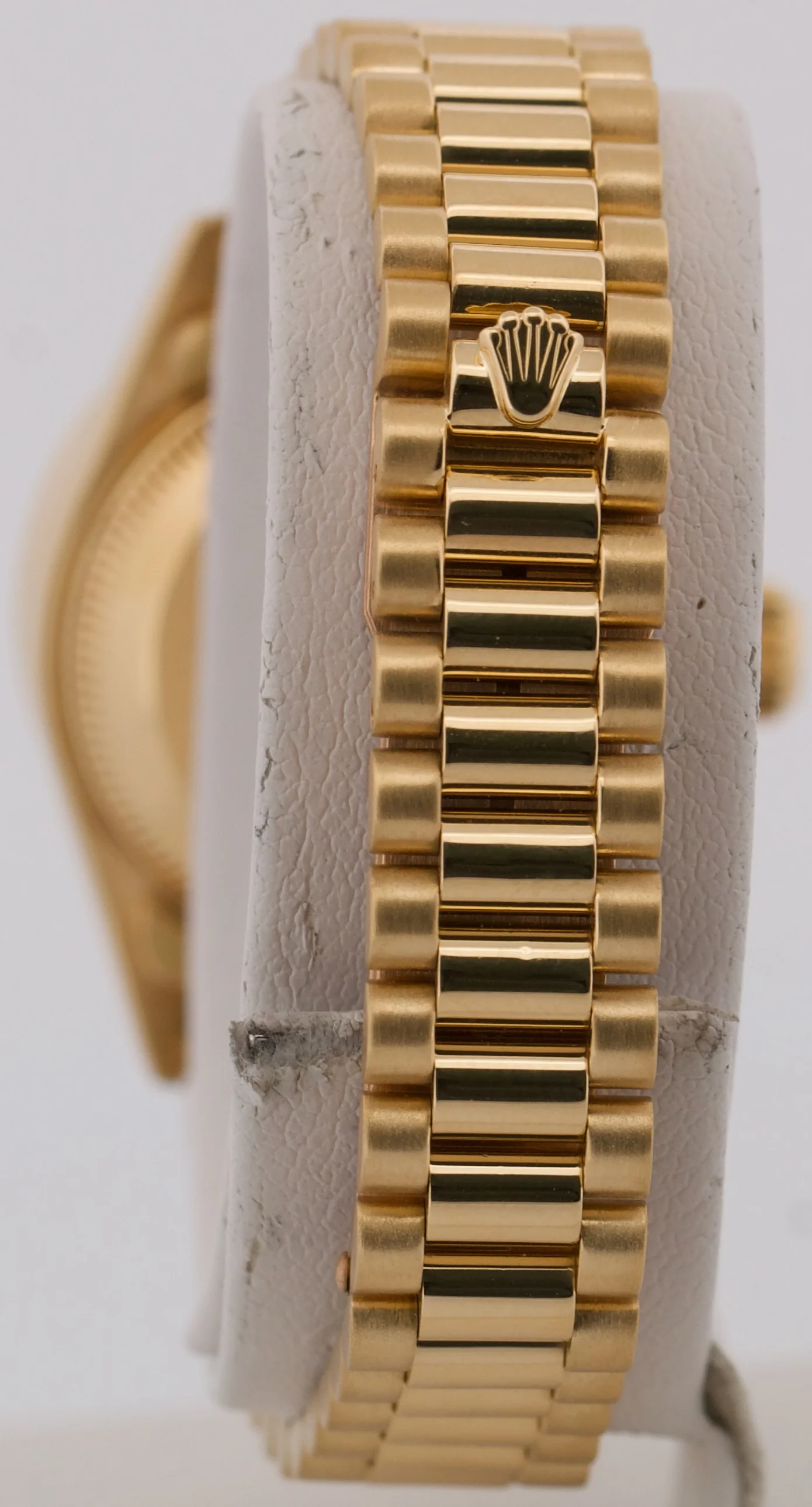Ladies Rolex DateJust President CHAMPAGNE DIAMOND 18K Yellow Gold 26mm 69178 - Image 5