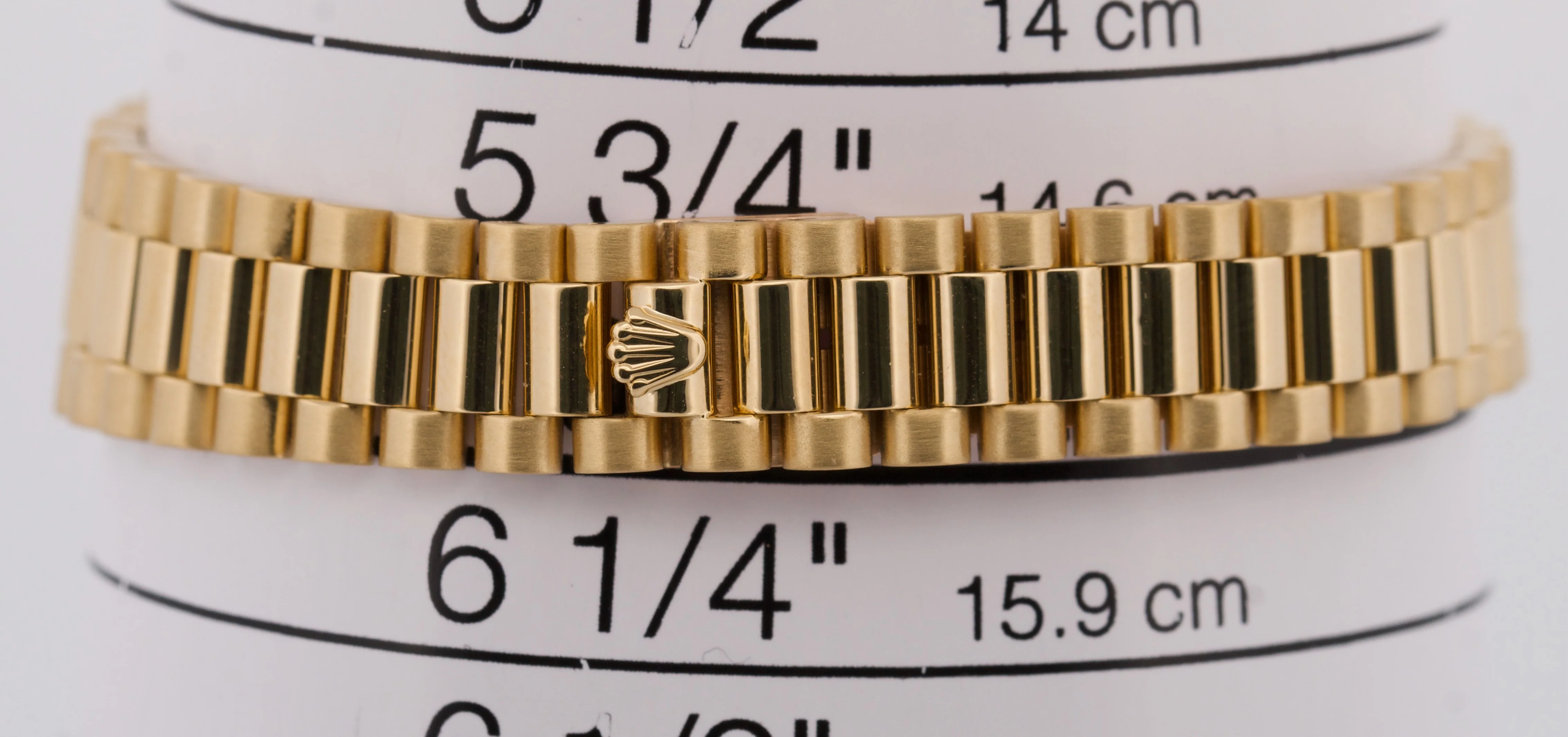 Ladies Rolex DateJust President CHAMPAGNE DIAMOND 18K Yellow Gold 26mm 69178 - Image 9