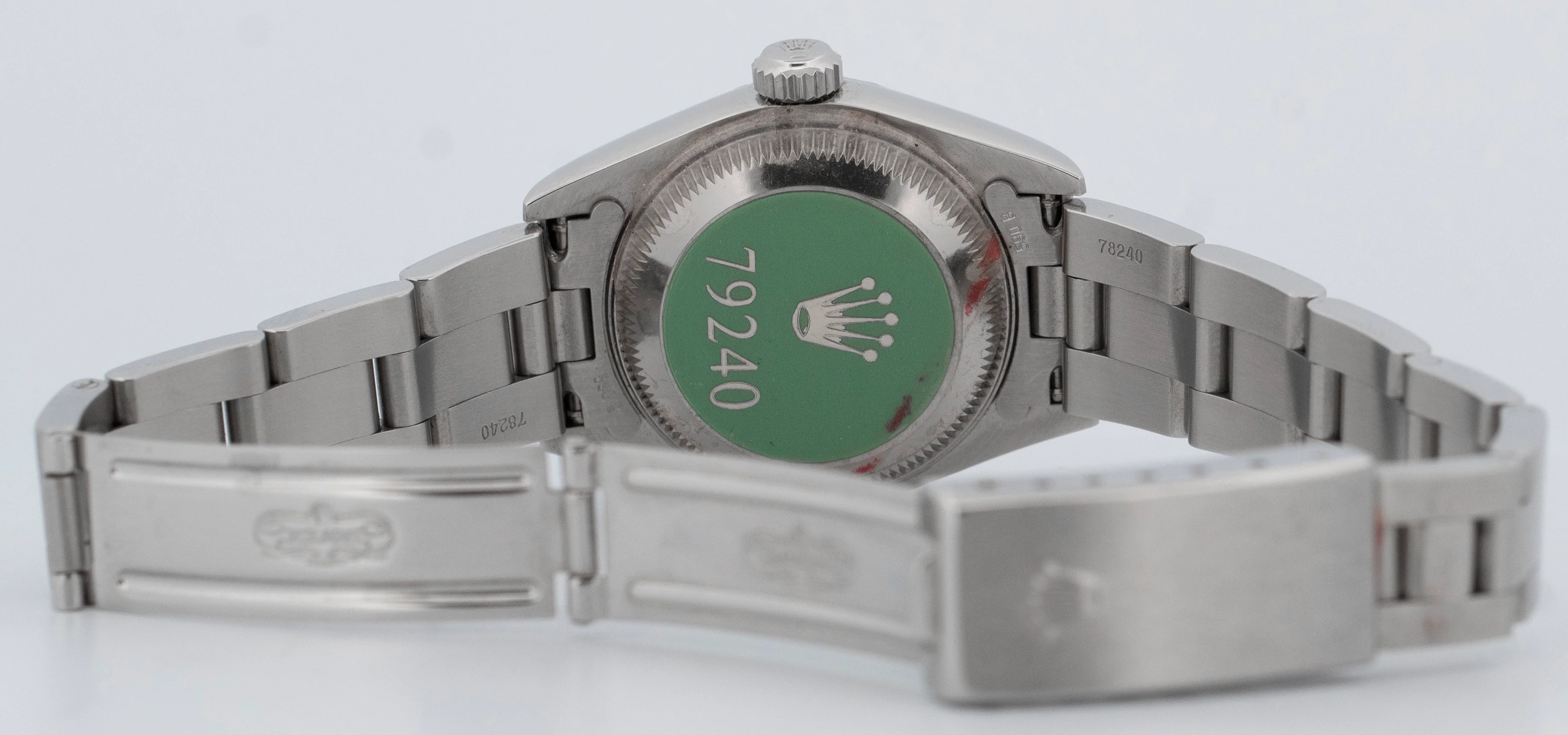 Ladies Rolex DateJust Silver TAPESTRY 26mm 79240 Stainless Steel Watch BOX - Image 8