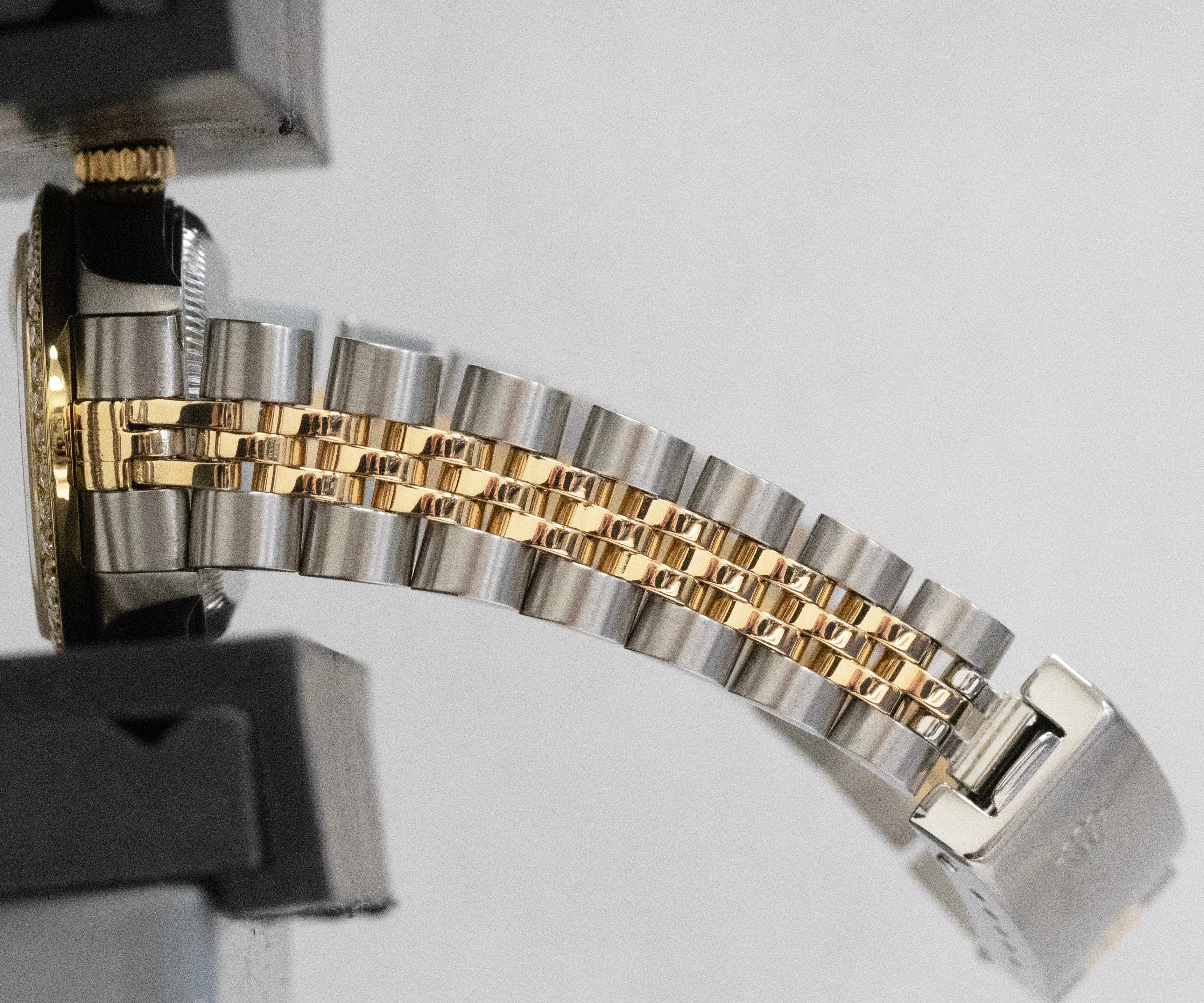 Ladies Rolex DateJust White DIAMOND 18K Gold Steel 26mm JUBILEE Watch 79173 - Image 10