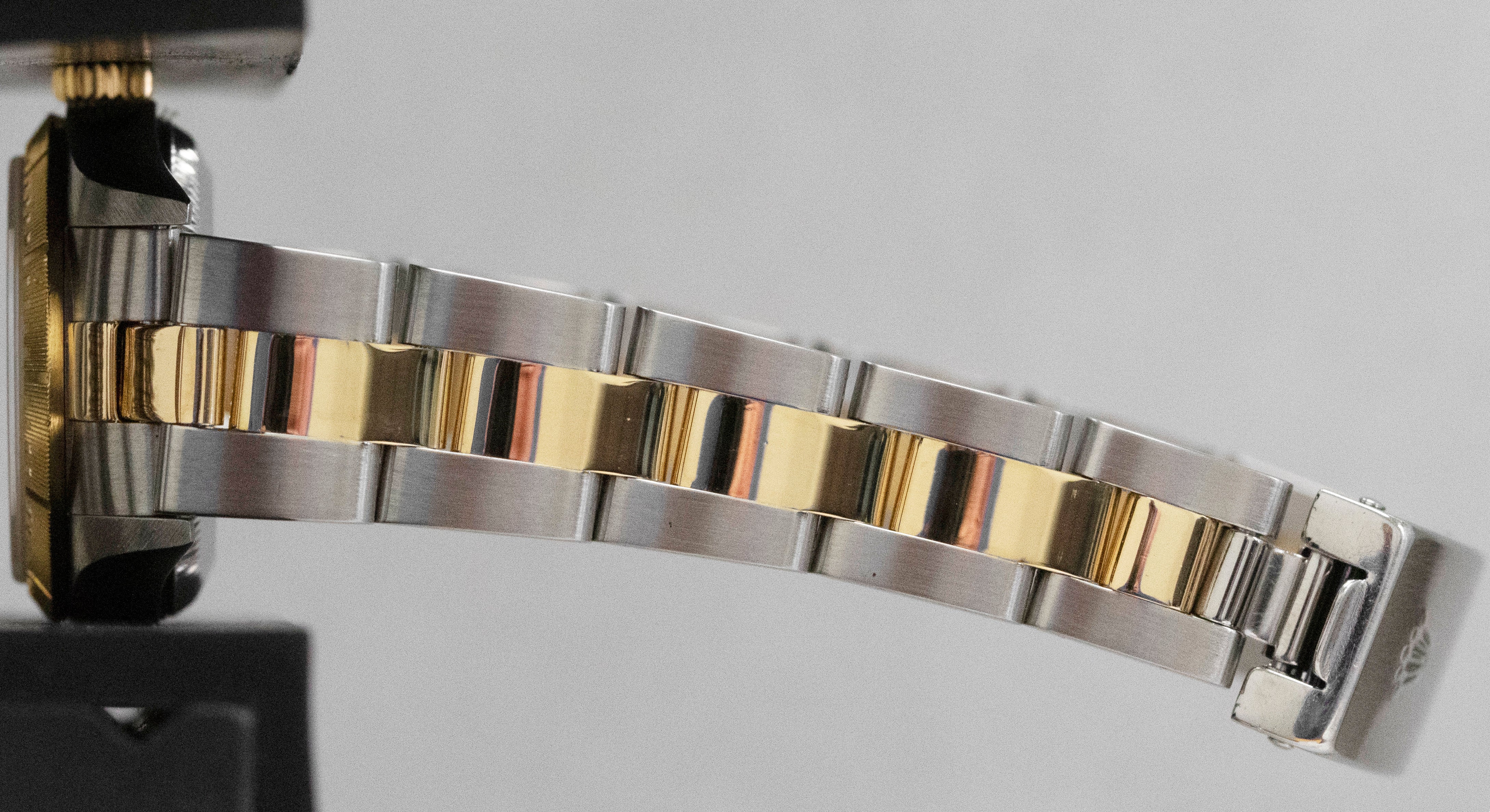 Ladies Rolex Oyster Perpetual 24mm ZEPHYR Two-Tone 18K Gold NO-HOLES Watch 76243 - Image 10