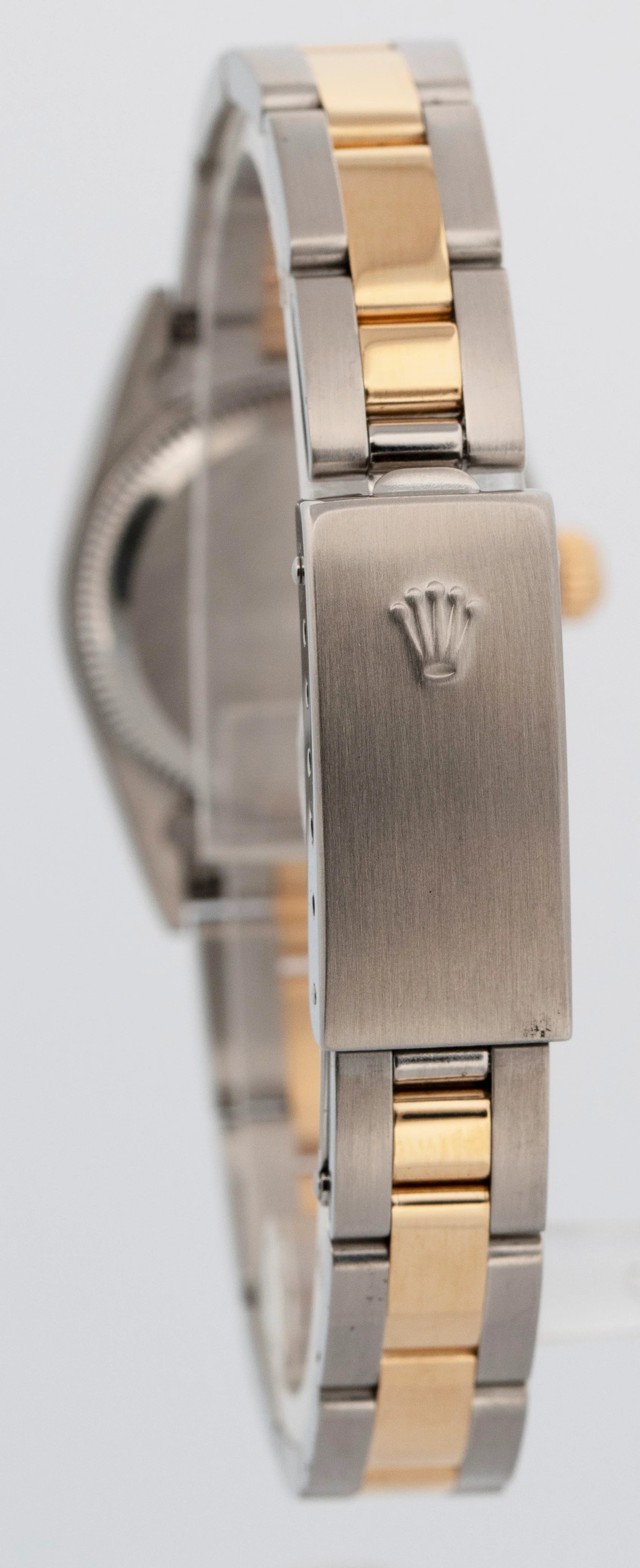 Ladies Rolex Oyster Perpetual 24mm ZEPHYR Two-Tone 18K Gold NO-HOLES Watch 76243 - Image 5