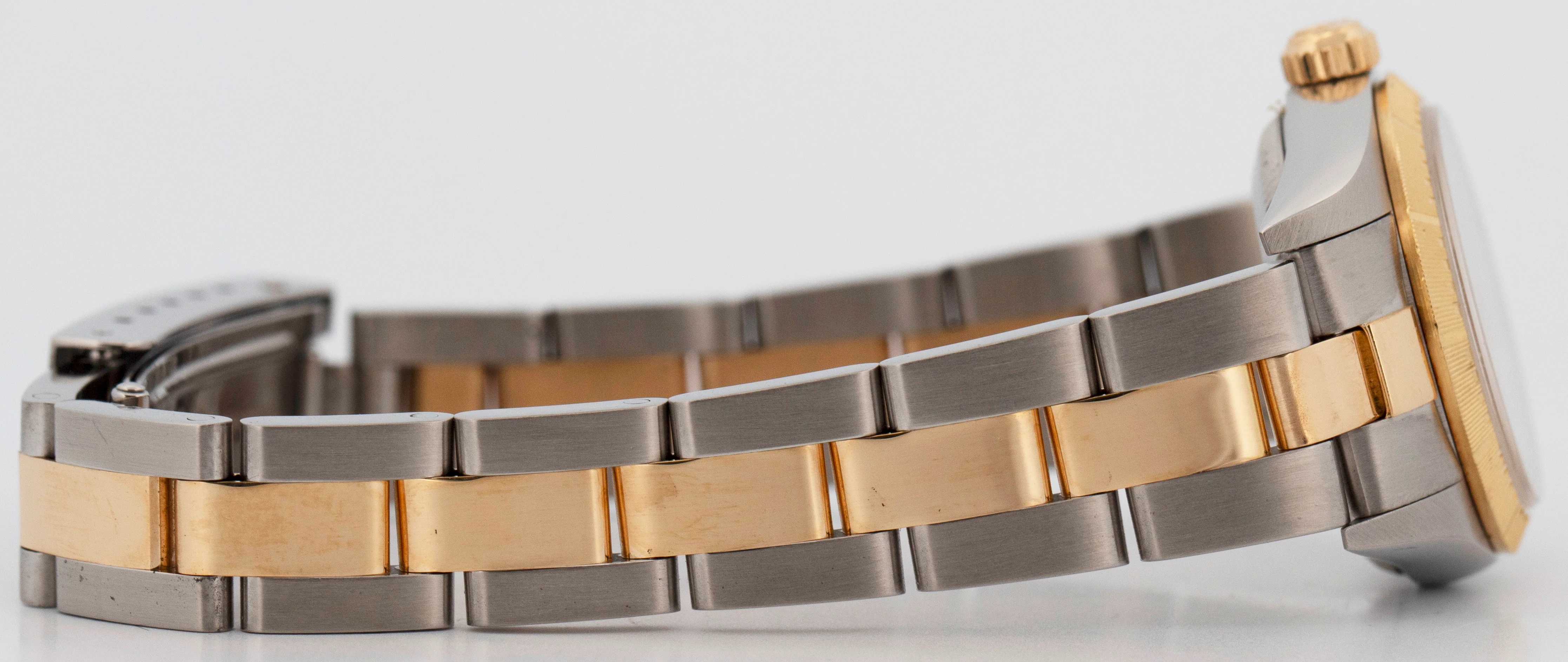 Ladies Rolex Oyster Perpetual 24mm ZEPHYR Two-Tone 18K Gold NO-HOLES Watch 76243 - Image 7
