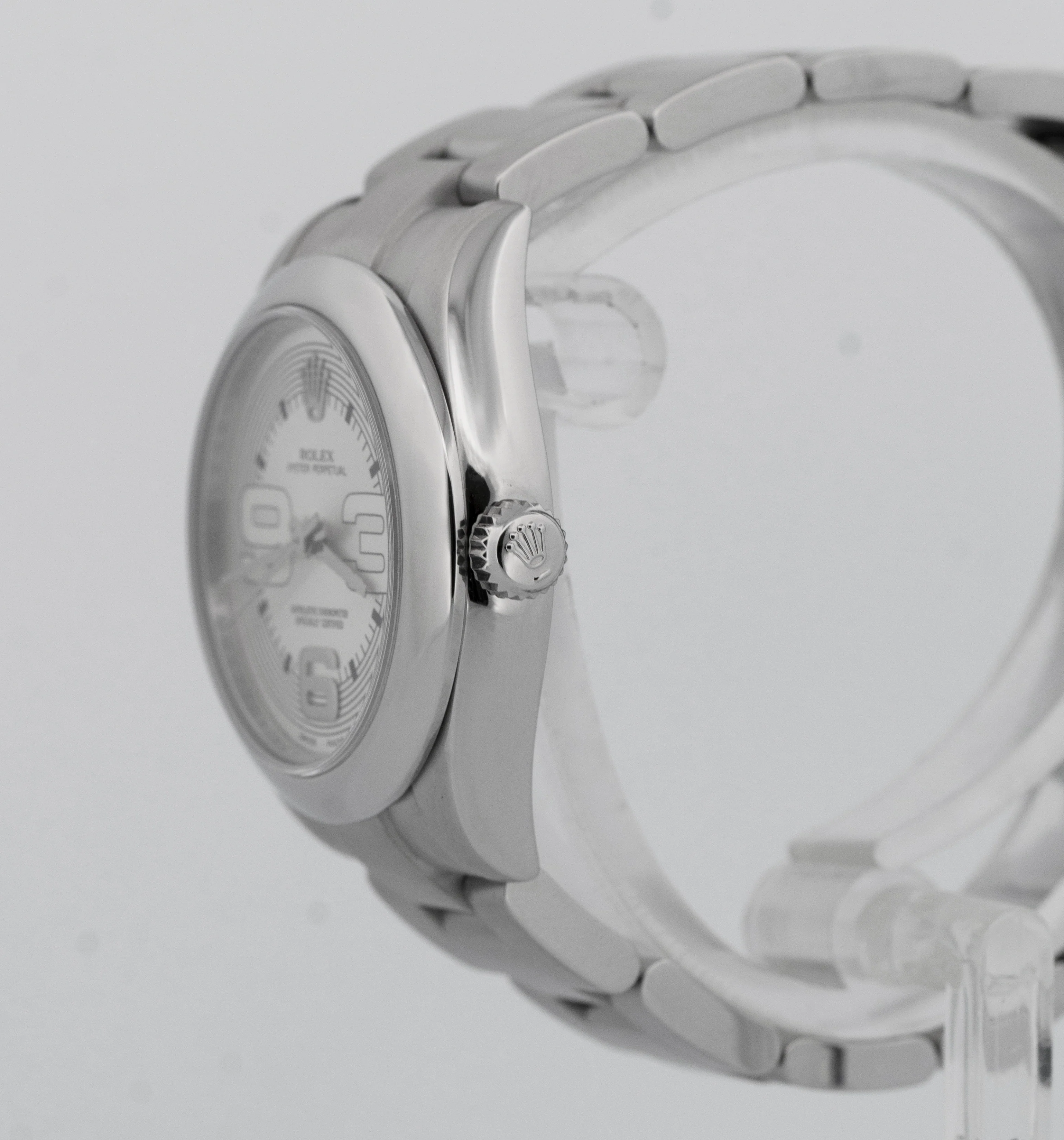 Ladies Rolex Oyster Perpetual 31 Silver Stainless Steel 31mm Watch 177200 BOX - Image 3