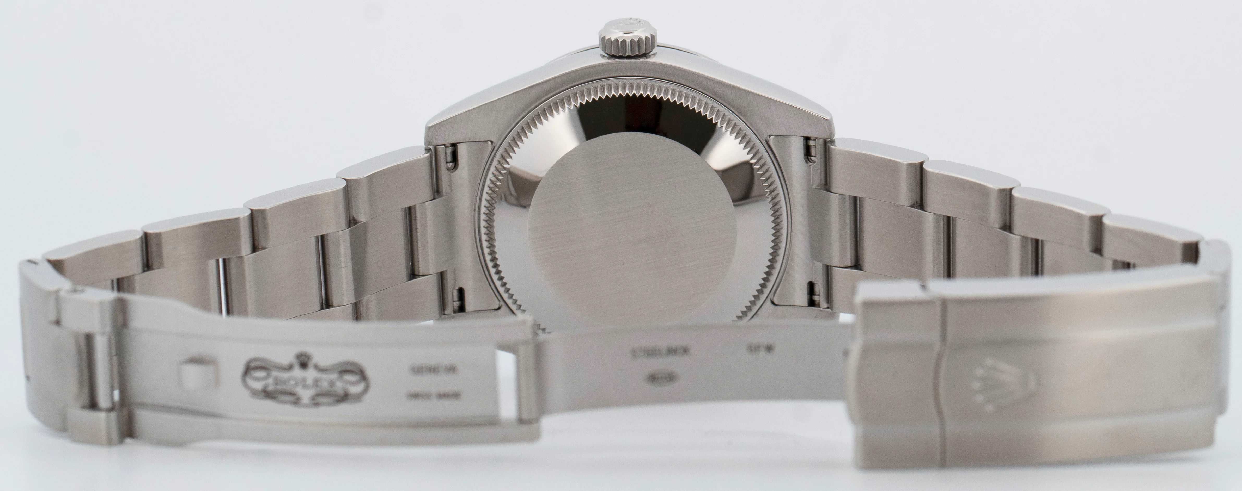 Ladies Rolex Oyster Perpetual 31 Silver Stainless Steel 31mm Watch 177200 BOX - Image 8