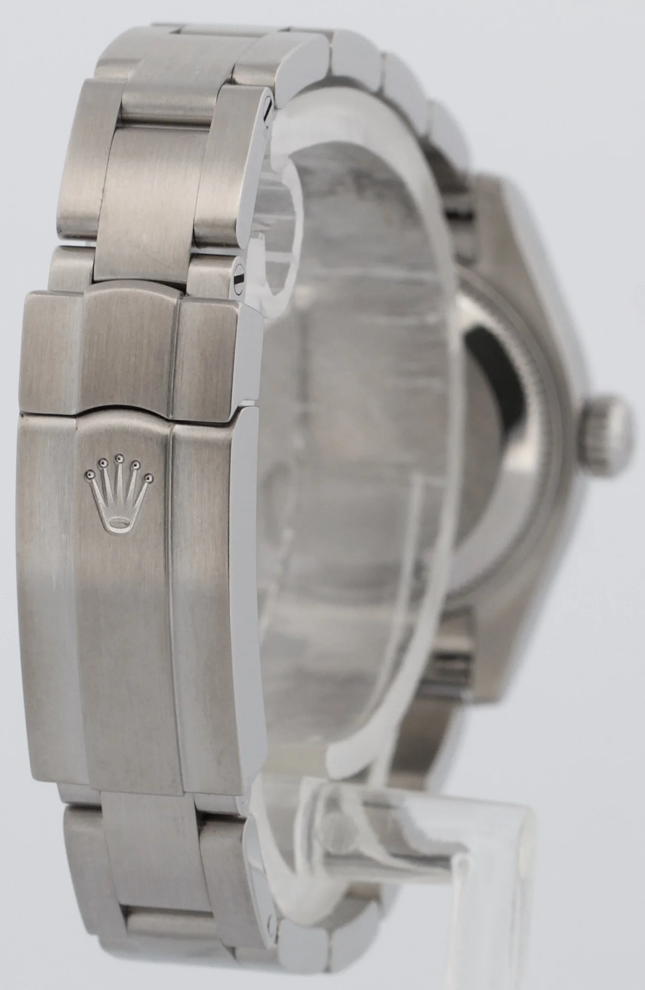 Ladies Rolex Oyster Perpetual OLIVE GREEN 26mm Stainless Steel Watch 176200 - Image 6