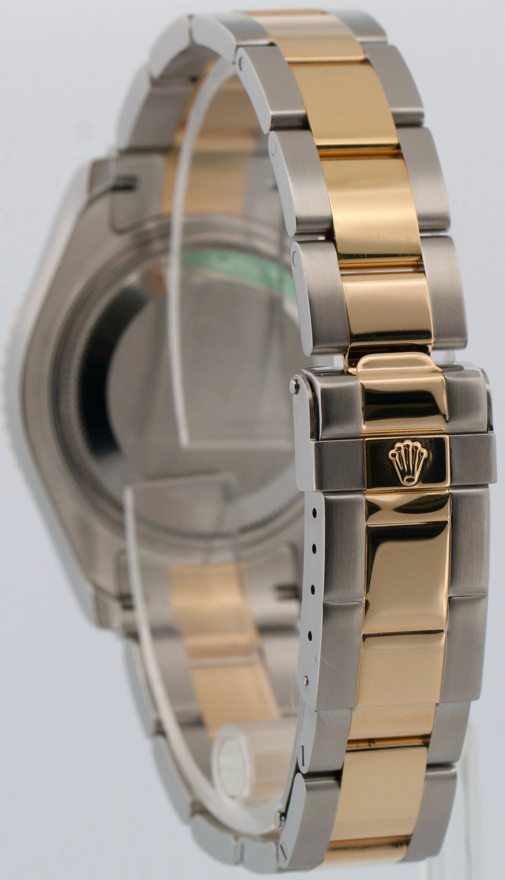 2012 Rolex Yacht-Master WHITE 18K Yellow Gold Stainless 35mm Two-Tone 168623 BOX - Image 5