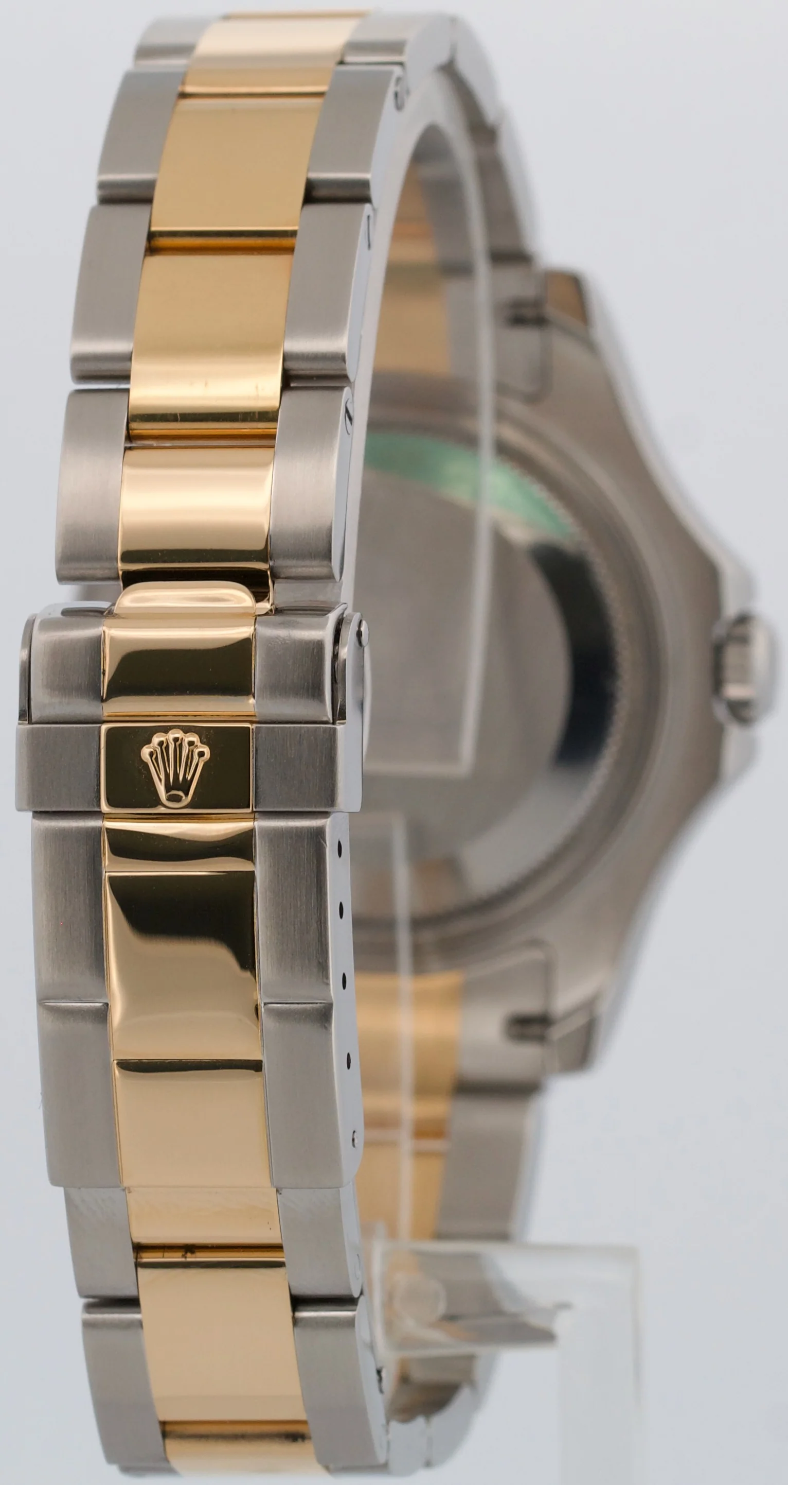 2012 Rolex Yacht-Master WHITE 18K Yellow Gold Stainless 35mm Two-Tone 168623 BOX - Image 6
