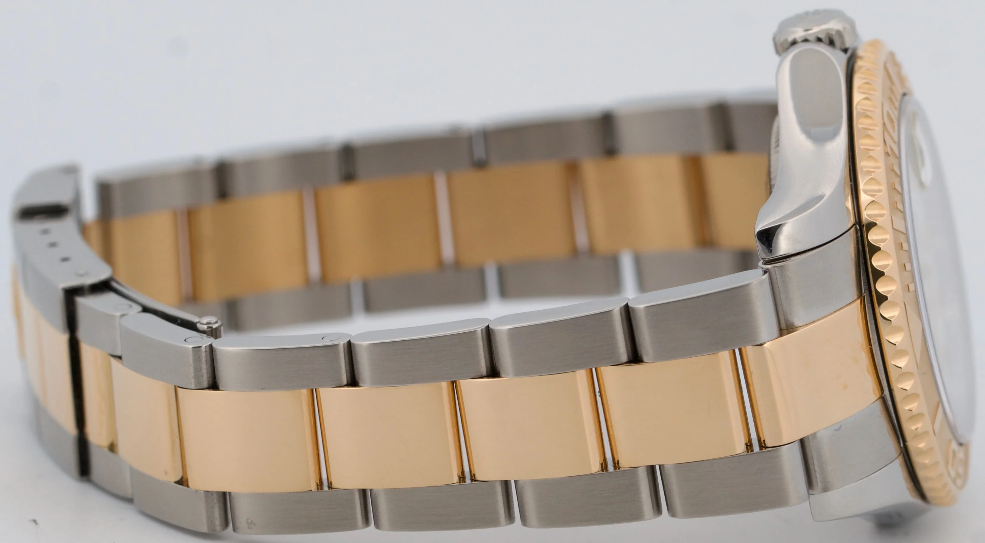 2012 Rolex Yacht-Master WHITE 18K Yellow Gold Stainless 35mm Two-Tone 168623 BOX - Image 8