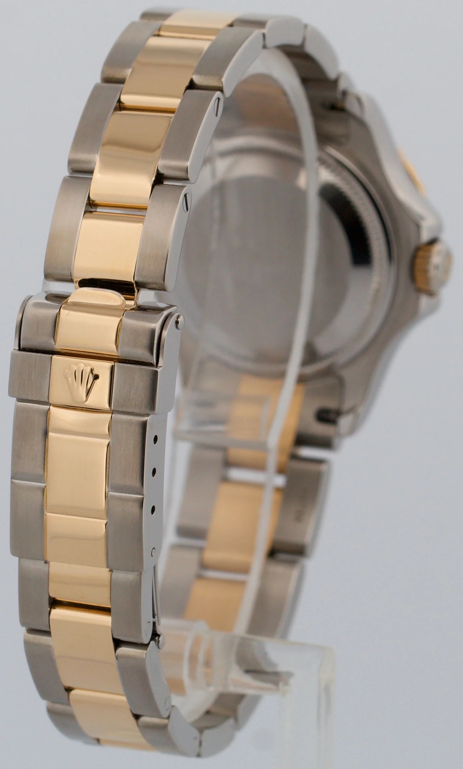 Ladies Rolex Yacht-Master WHITE 18K Yellow Gold Steel 29mm Two-Tone 169623 Watch - Image 6