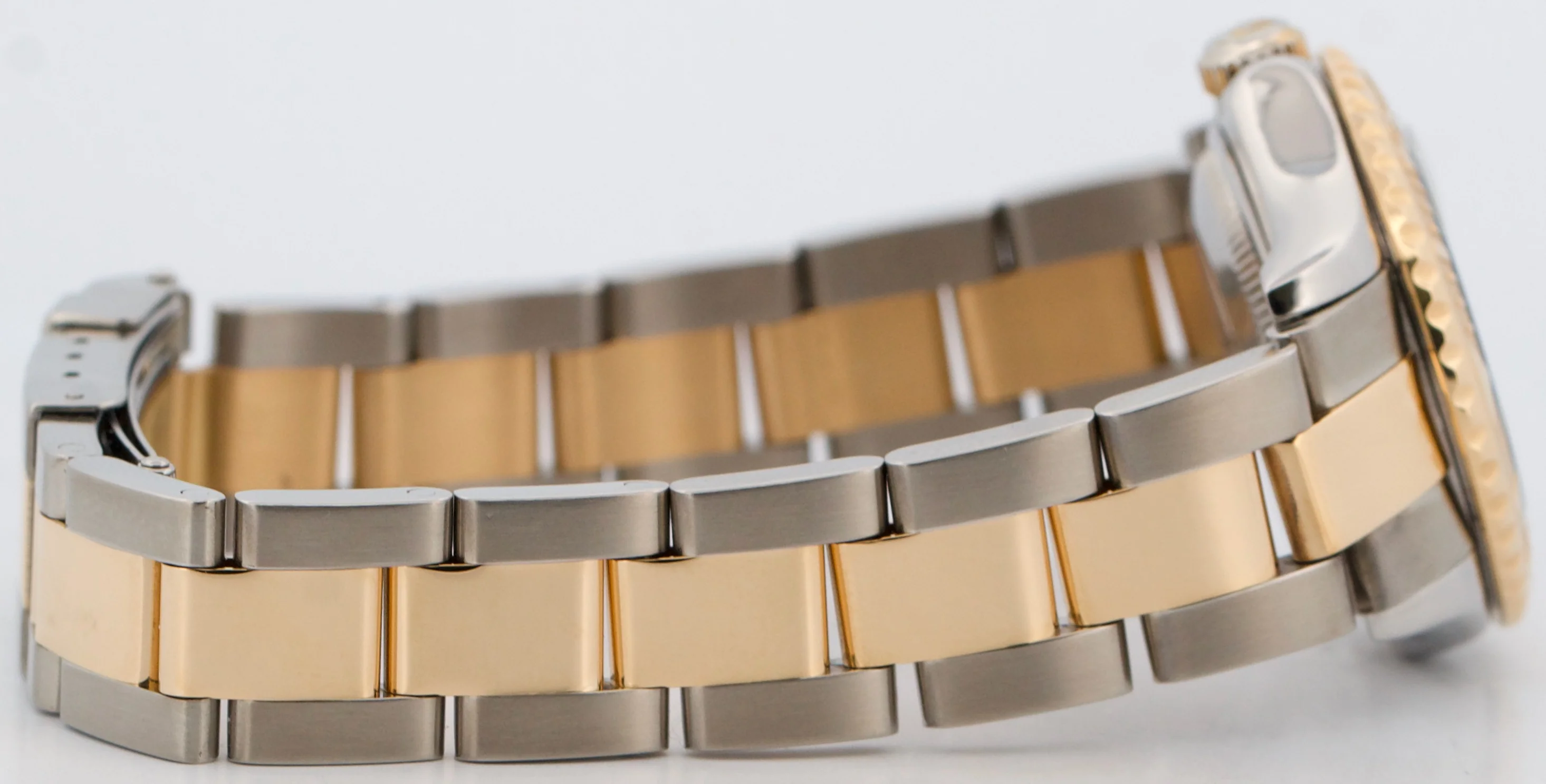 Ladies Rolex Yacht-Master WHITE 18K Yellow Gold Steel 29mm Two-Tone 169623 Watch - Image 8