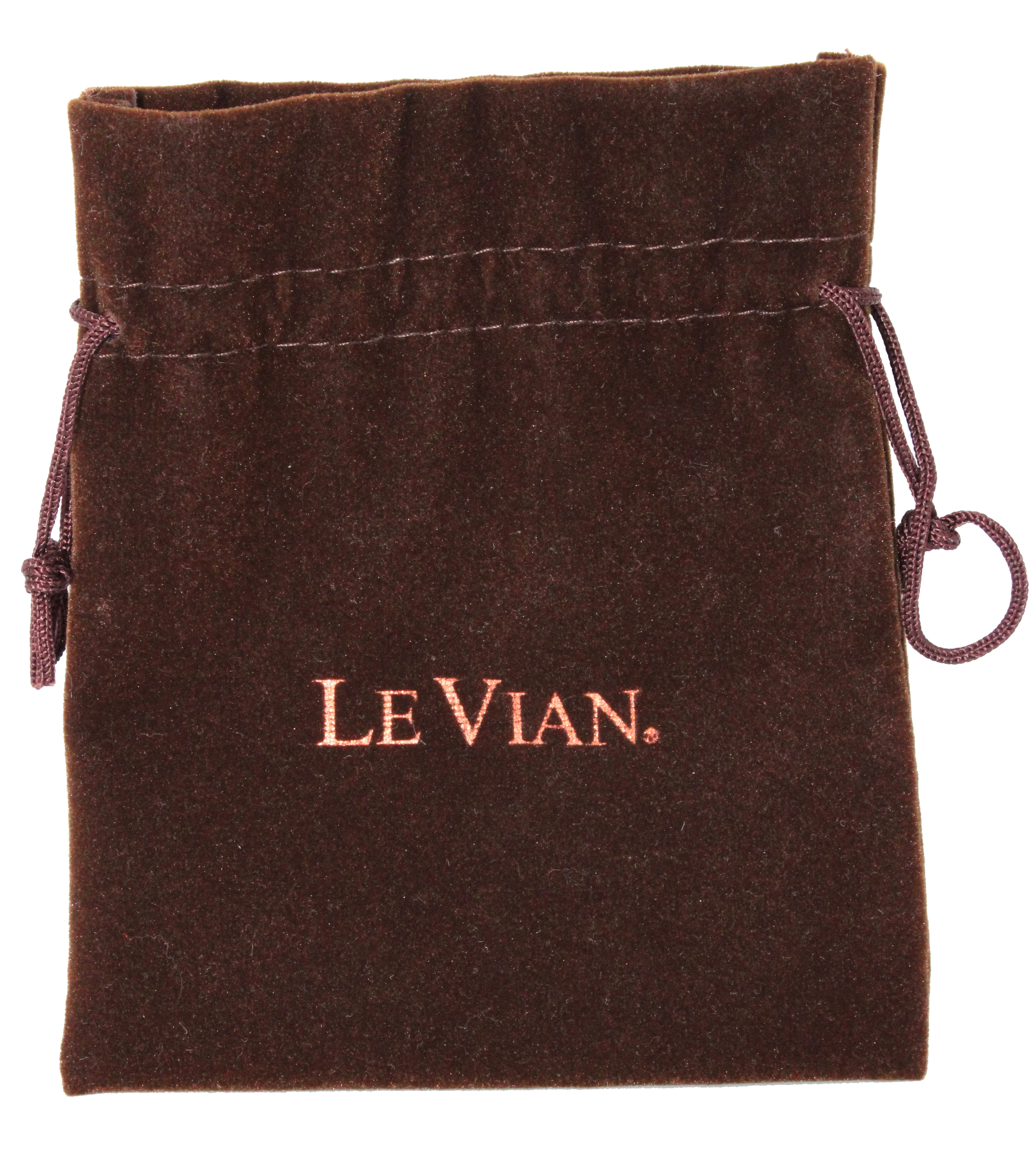 Le Vian Smoky Quartz Brown Oval Pendant - 14k Rose Gold Necklace - 18" w/ Pouch - Image 9
