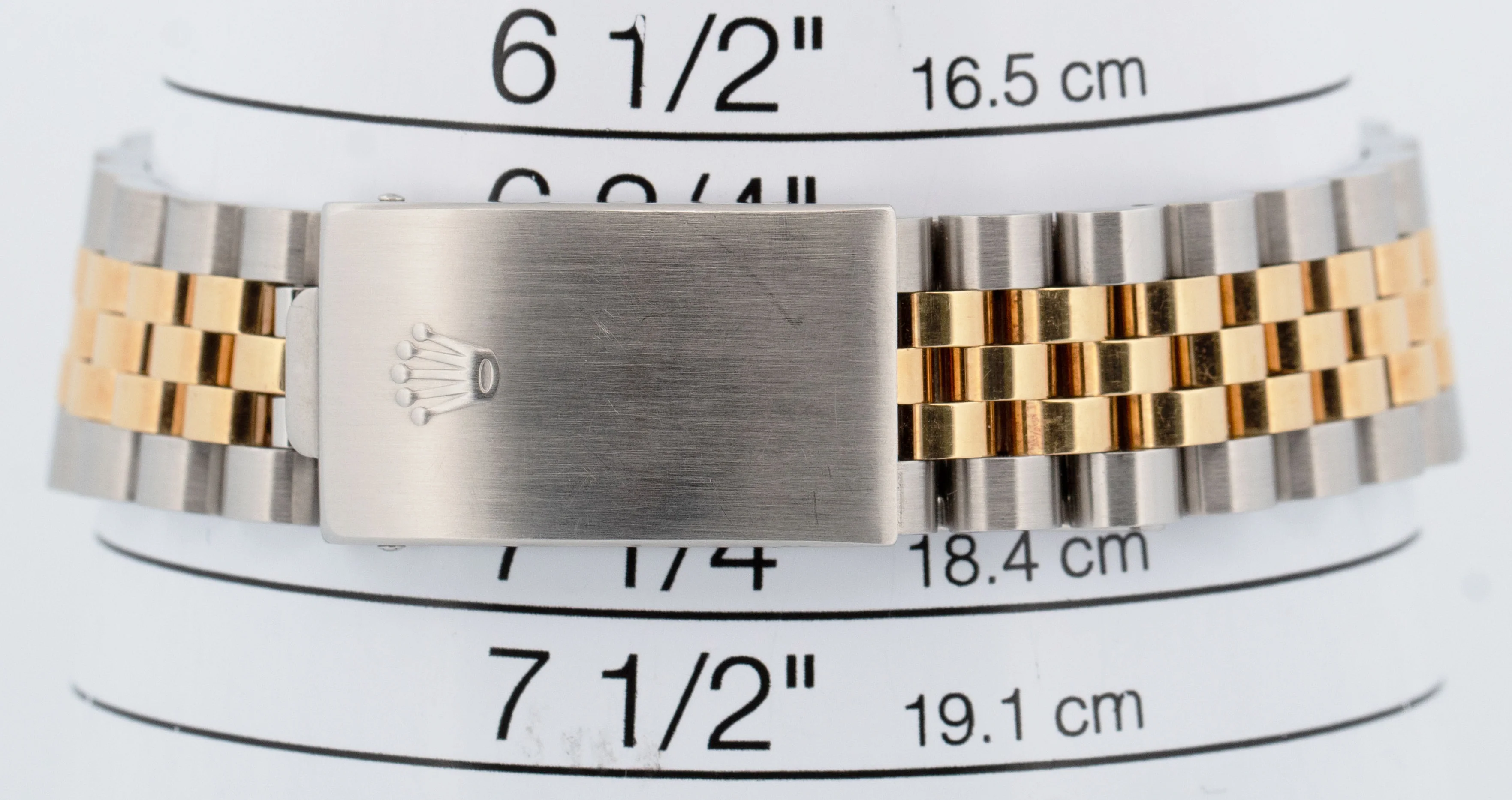 LNOS UNPOLISHED PAPERS Rolex DateJust 36mm HOUNDSTOOTH Jubilee Watch 16233 BOX - Image 9