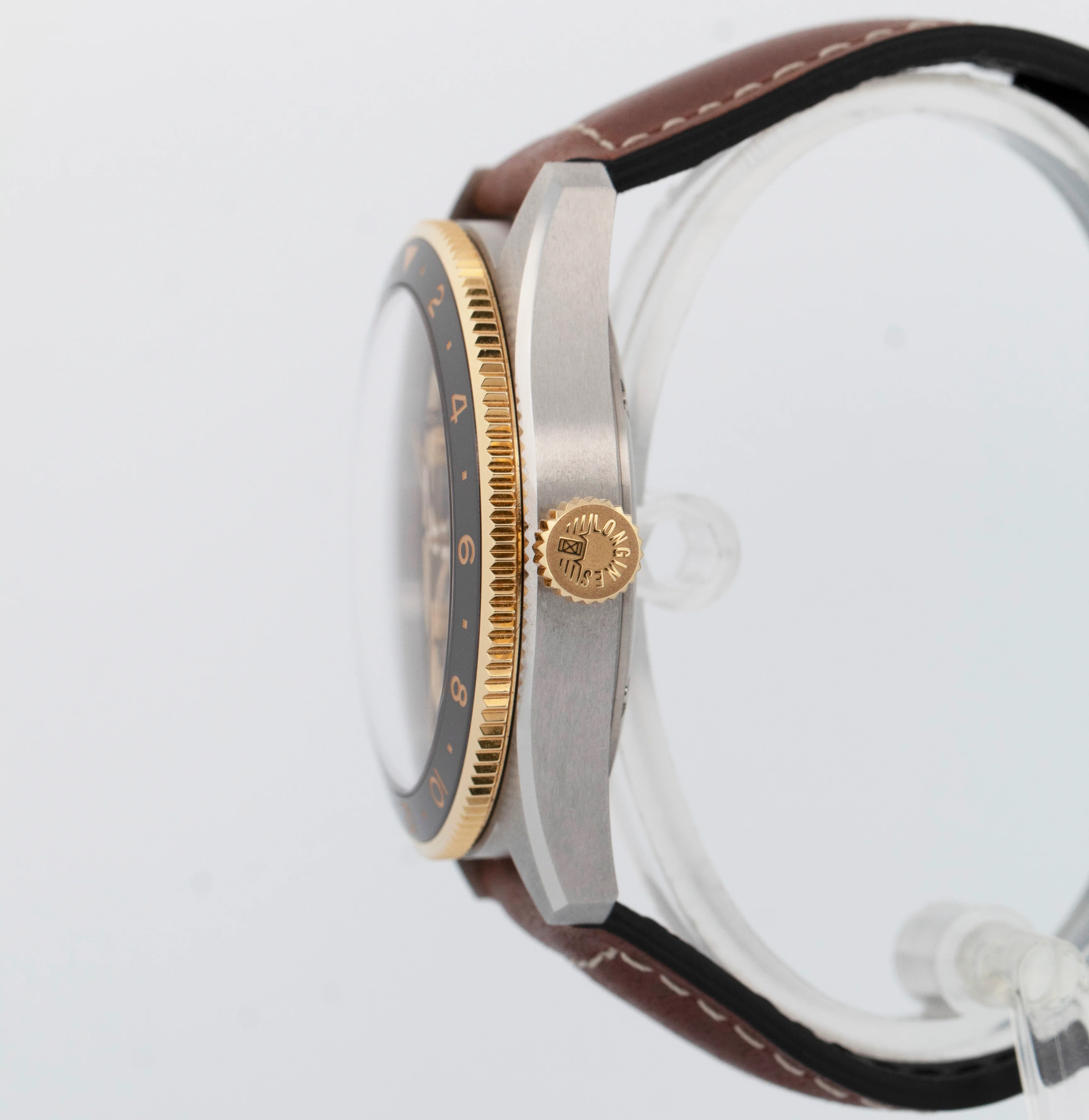 Longines Spirit Zulu Time Two-Tone Steel Gold Anthracite 42mm L3.812.5.53.2 BOX - Image 3
