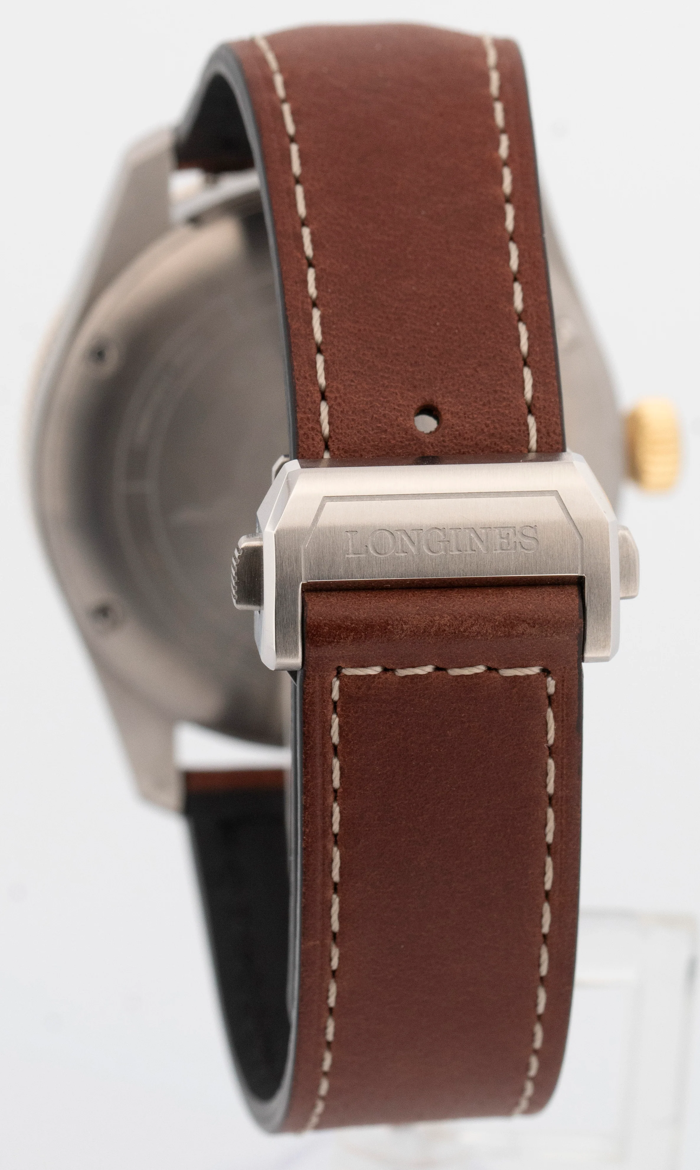 Longines Spirit Zulu Time Two-Tone Steel Gold Anthracite 42mm L3.812.5.53.2 BOX - Image 5