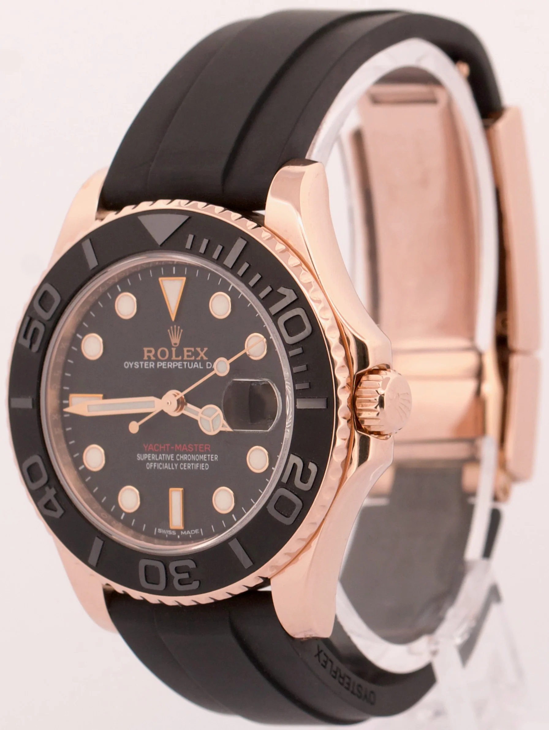 MAR. 2026 RSC PAPERS Rolex Yacht-Master 18K Rose Gold Oysterflex 37mm 268655 BOX - Image 3