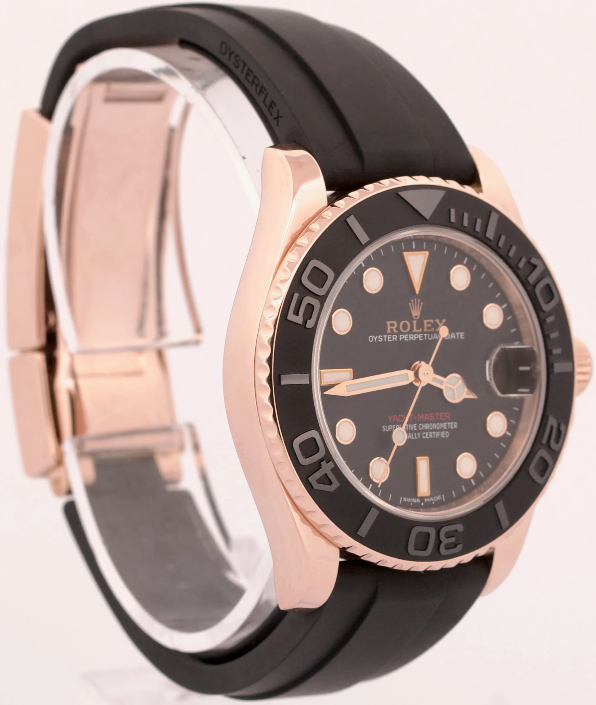 MAR. 2026 RSC PAPERS Rolex Yacht-Master 18K Rose Gold Oysterflex 37mm 268655 BOX - Image 4