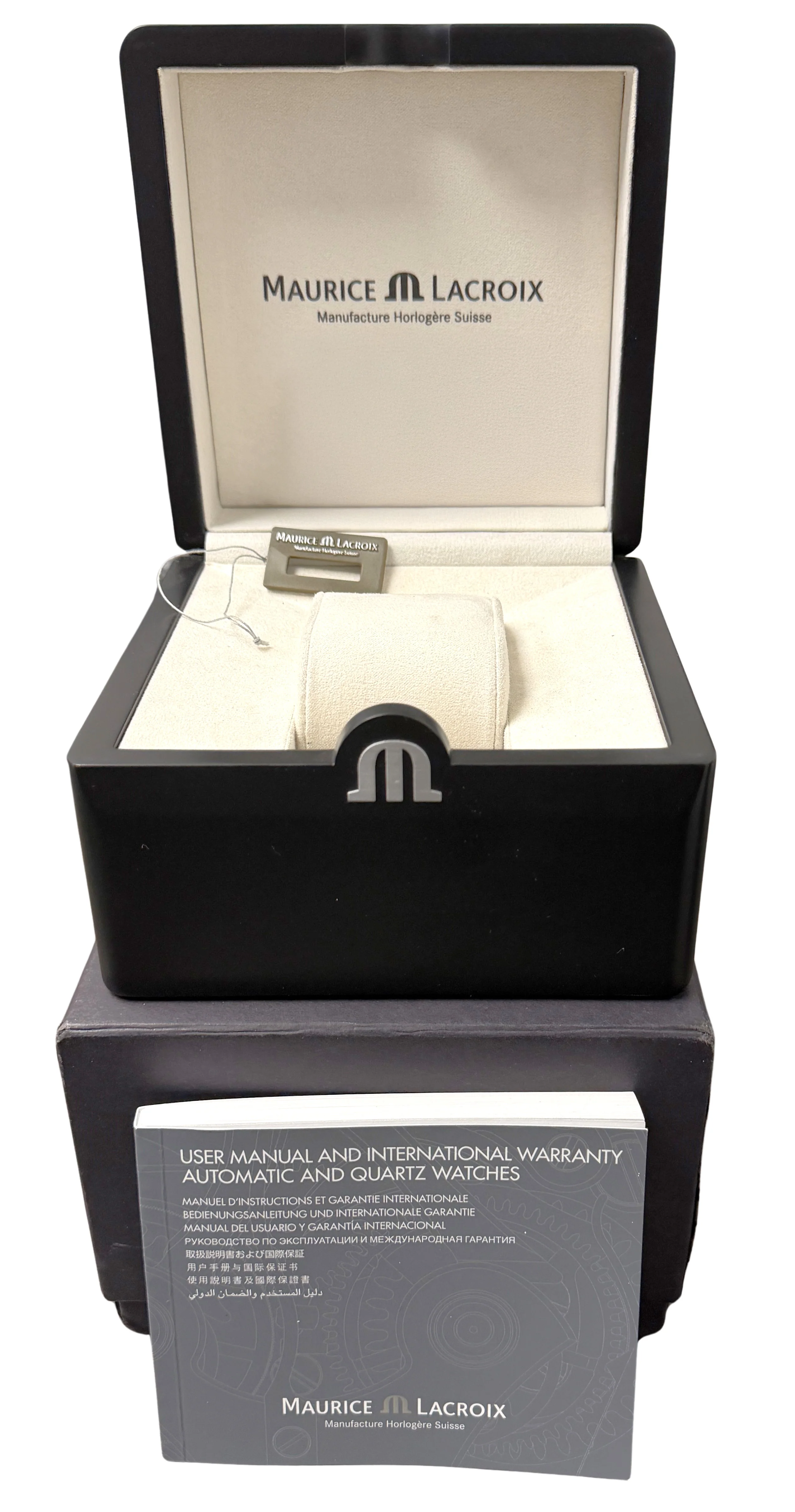 Maurice Lacroix Les Classiques 18k Rose Gold Silver 28mm LC6003 Watch BOX - Image 2