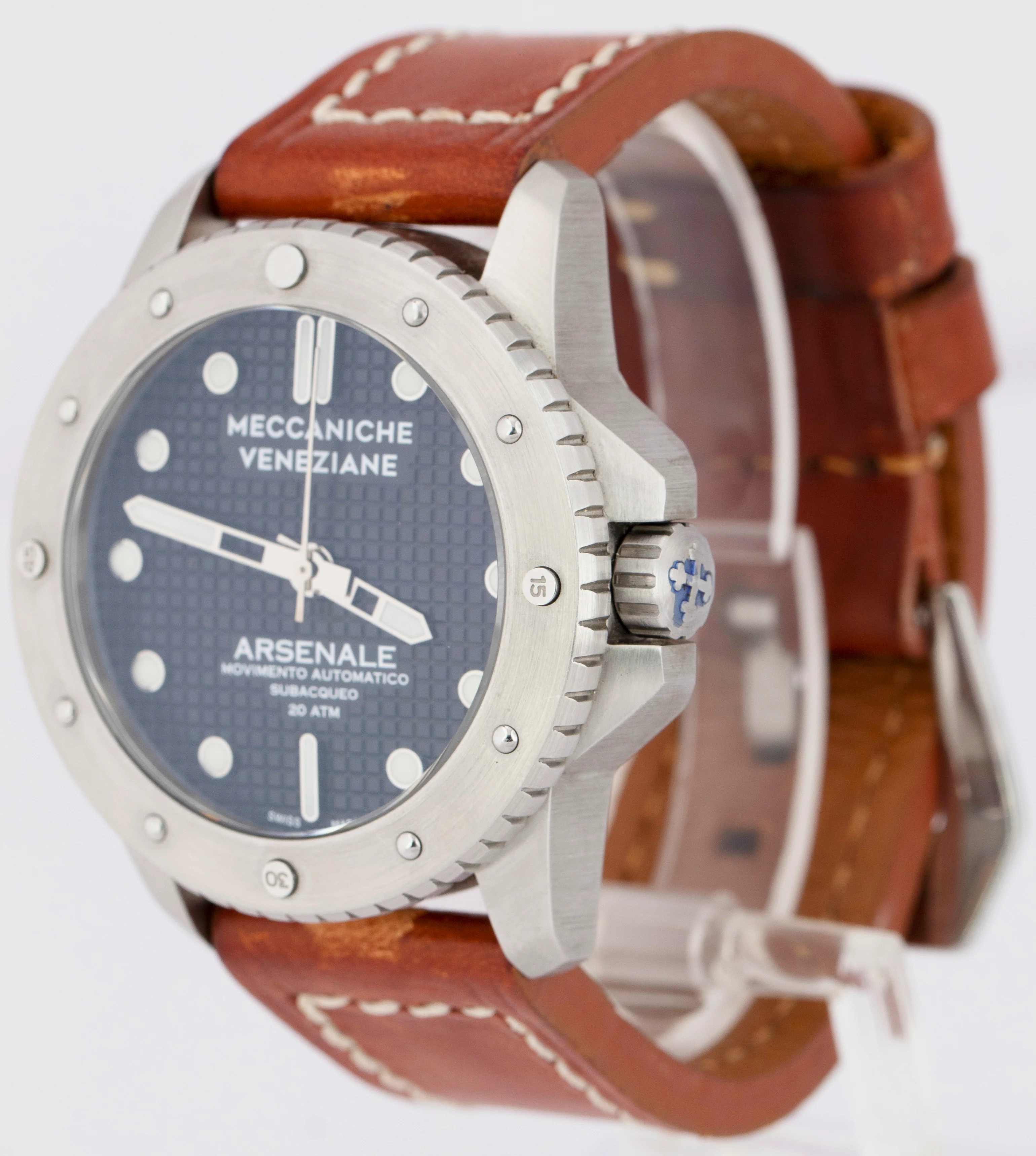 Meccaniche Venezia Arsenale Automatic Black 45mm Stainless Steel Watch 1303003 - Image 3