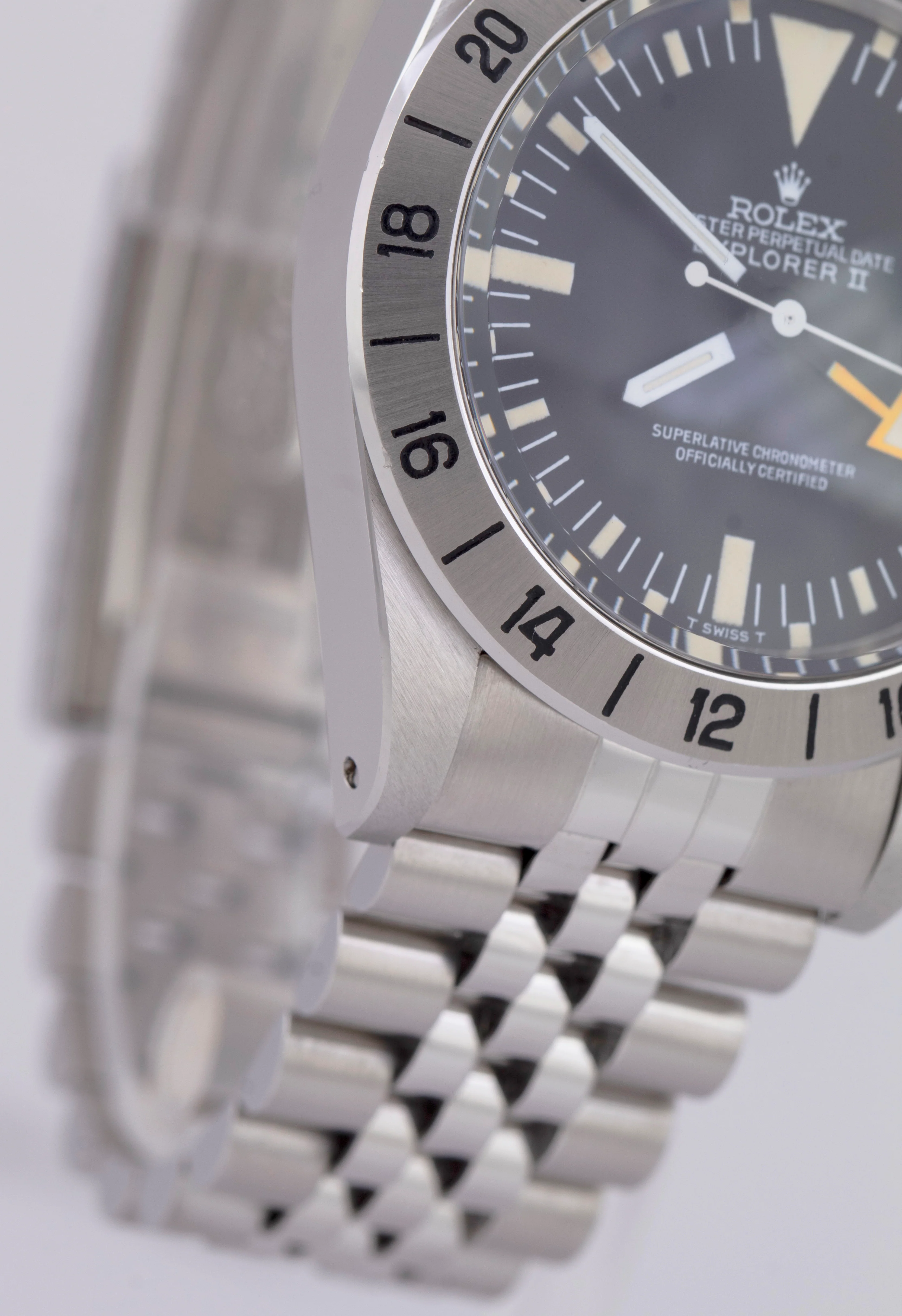 MINT 1974 Rolex Explorer II Steve McQueen JUBILEE 40mm Stainless Watch 1655 - Image 7