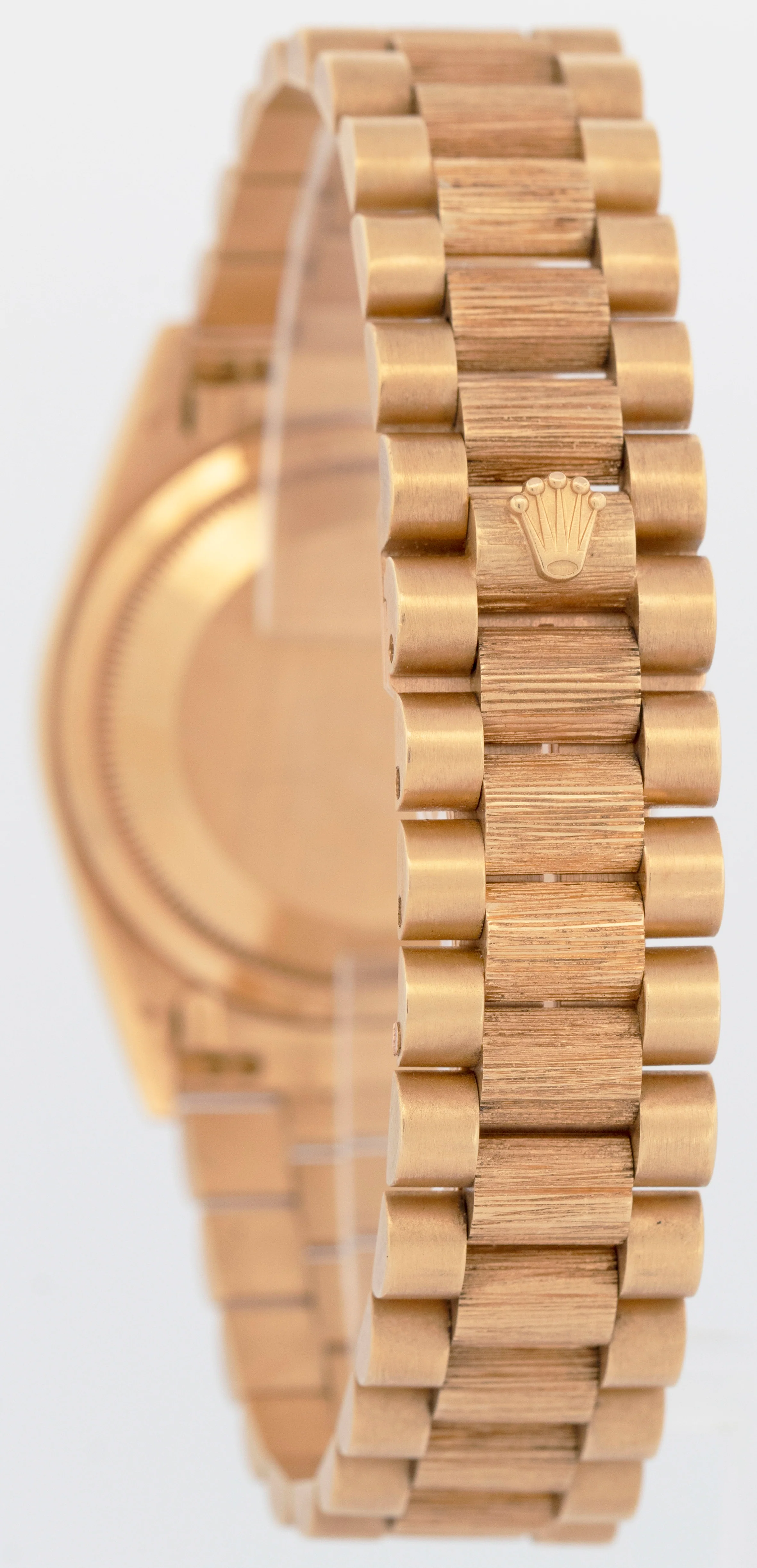 MINT 1990 Rolex Day-Date 36mm President Champagne Dial 18K Gold Bark Watch 18248 - Image 5