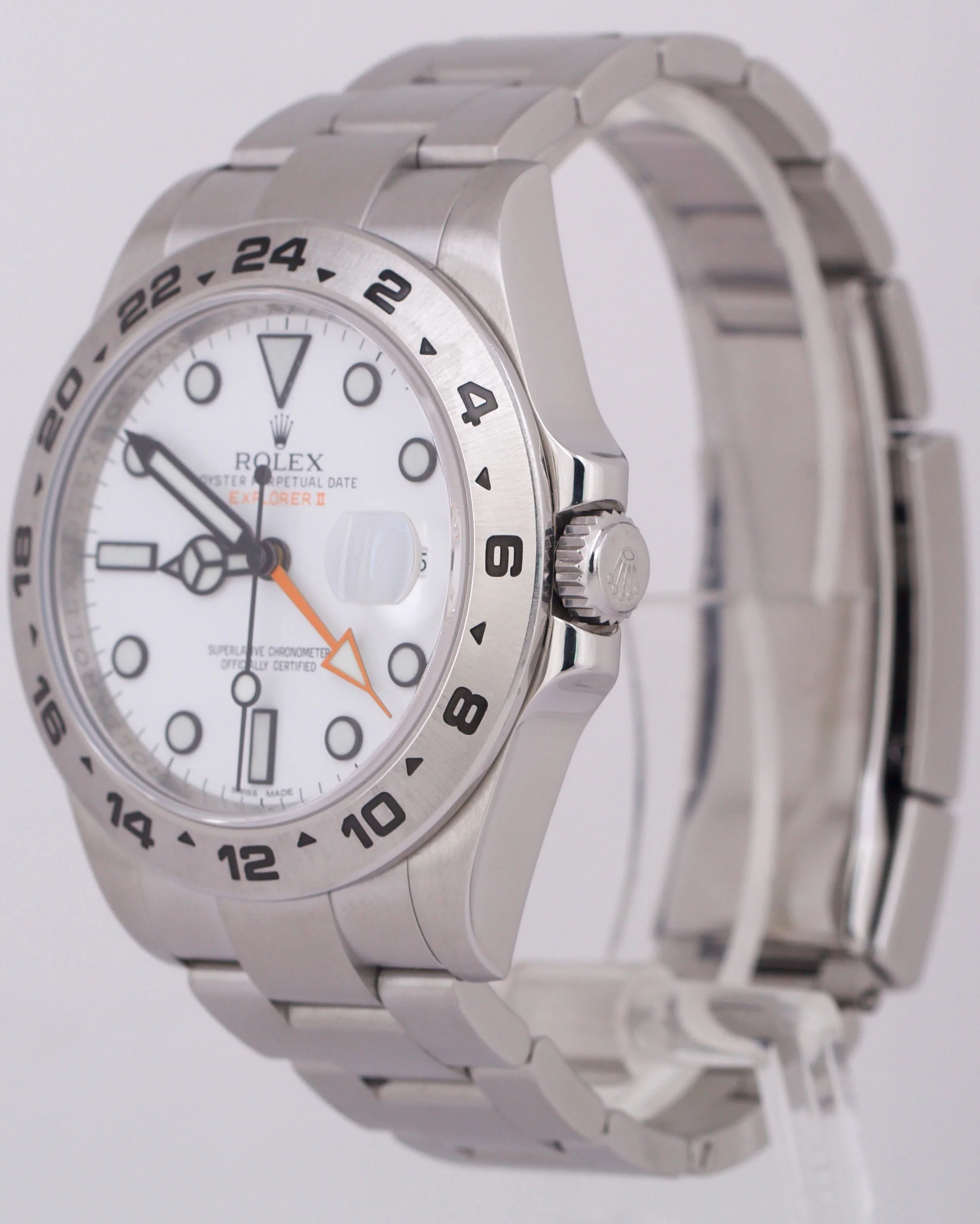 MINT 2020 PAPERS Rolex Explorer II 42mm 216570 POLAR WHITE Orange GMT Watch BOX - Image 3
