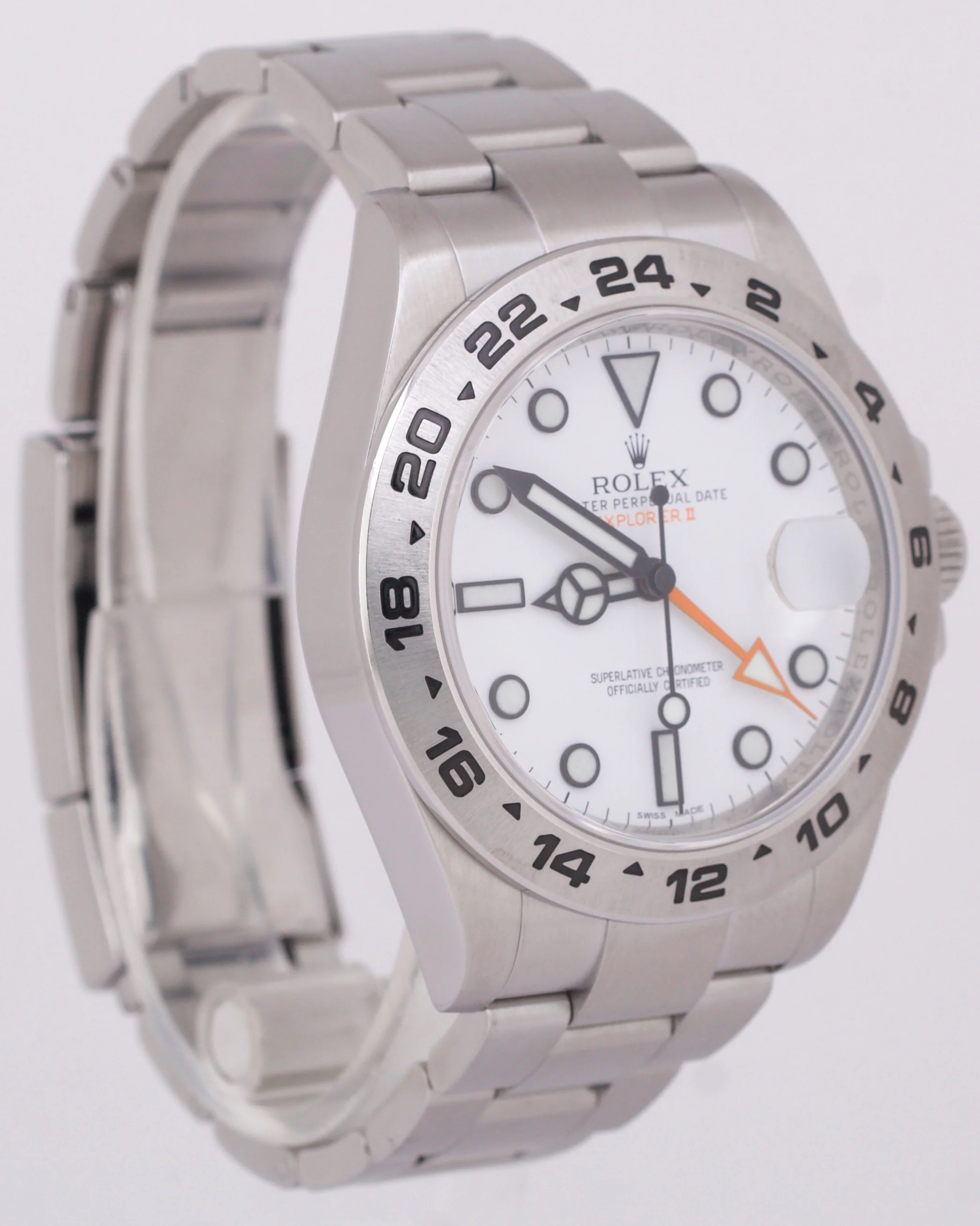 MINT 2020 PAPERS Rolex Explorer II 42mm 216570 POLAR WHITE Orange GMT Watch BOX - Image 4