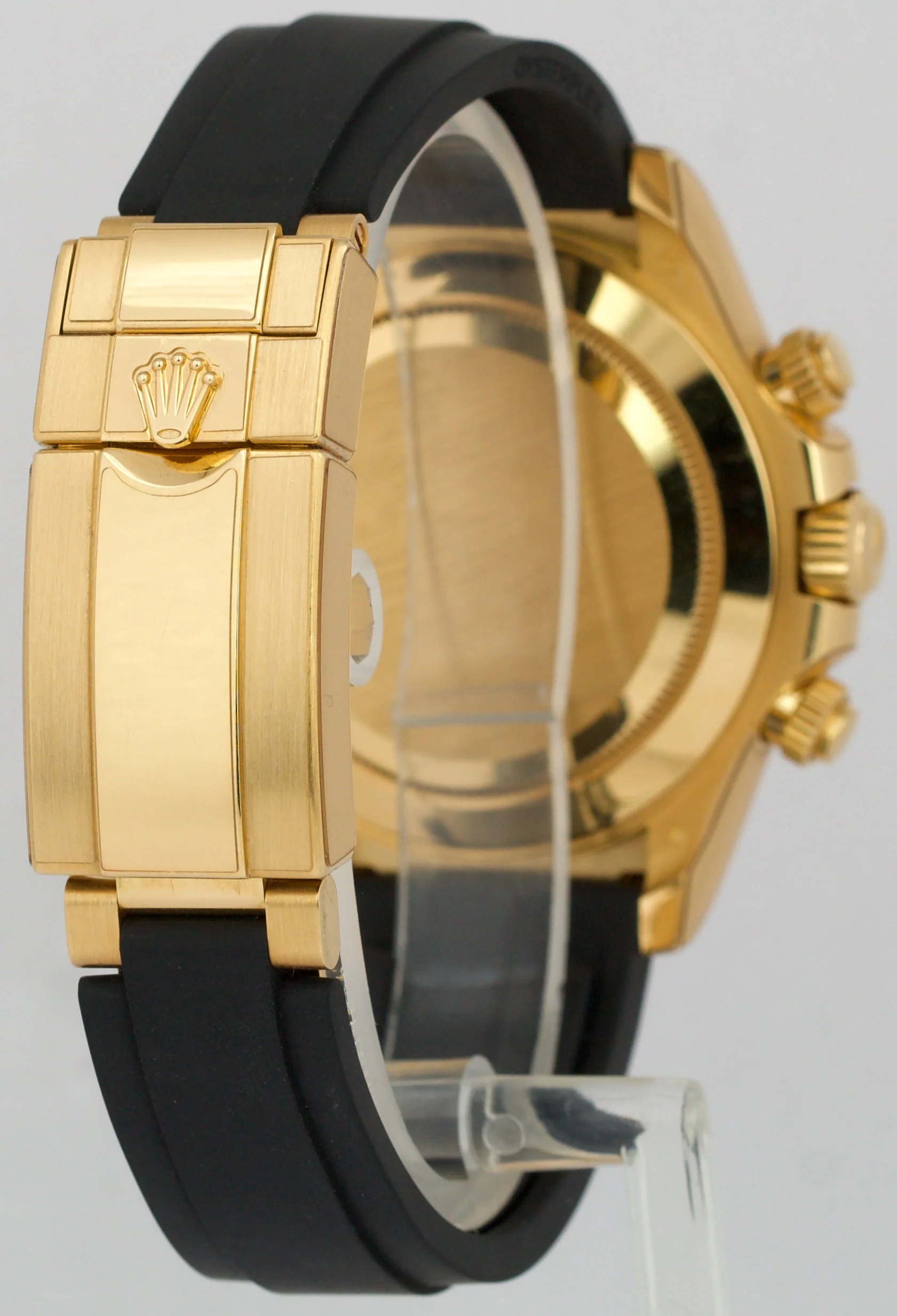 2021 NEW PAPERS Rolex Daytona 18K Gold WHITE Oysterflex 116518 Watch BOX - Image 6