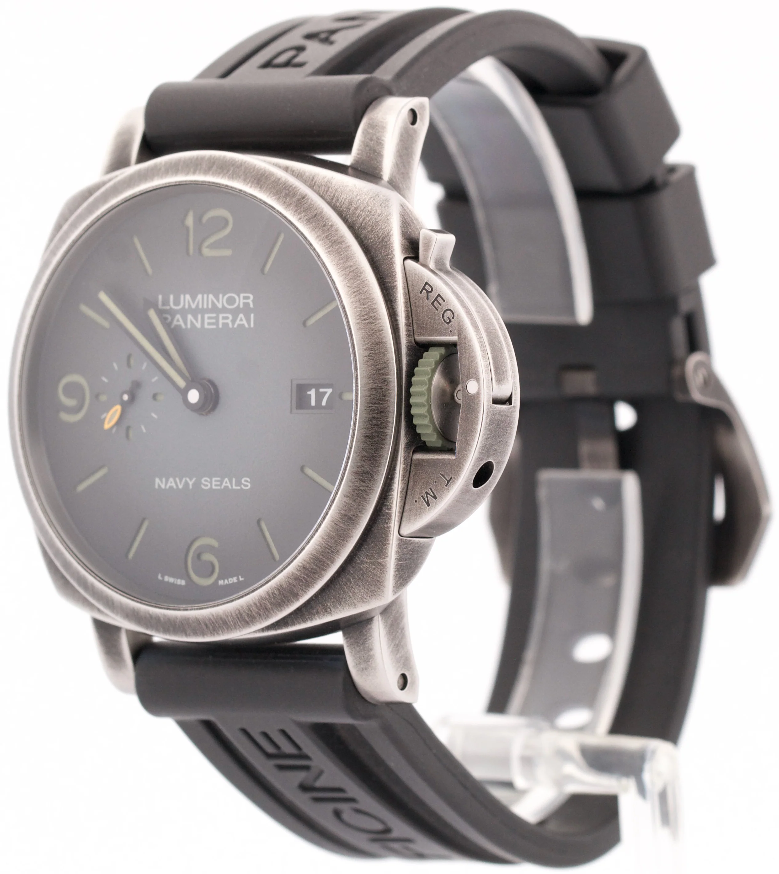 MINT 2023 PAPERS Panerai Luminor Navy Seals BRUNITO STEEL 44mm PAM01412 BOX - Image 3