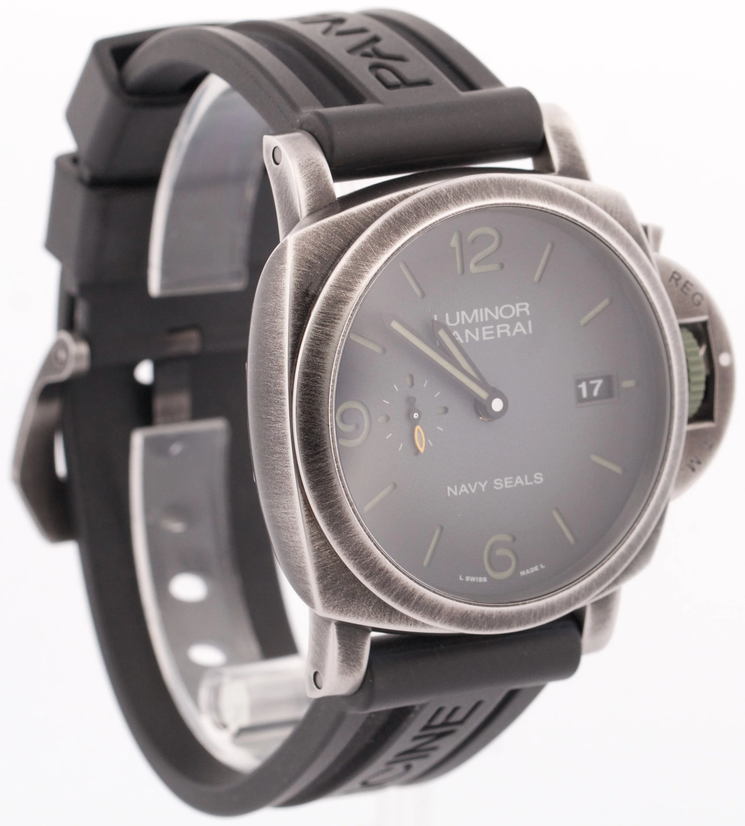 MINT 2023 PAPERS Panerai Luminor Navy Seals BRUNITO STEEL 44mm PAM01412 BOX - Image 4