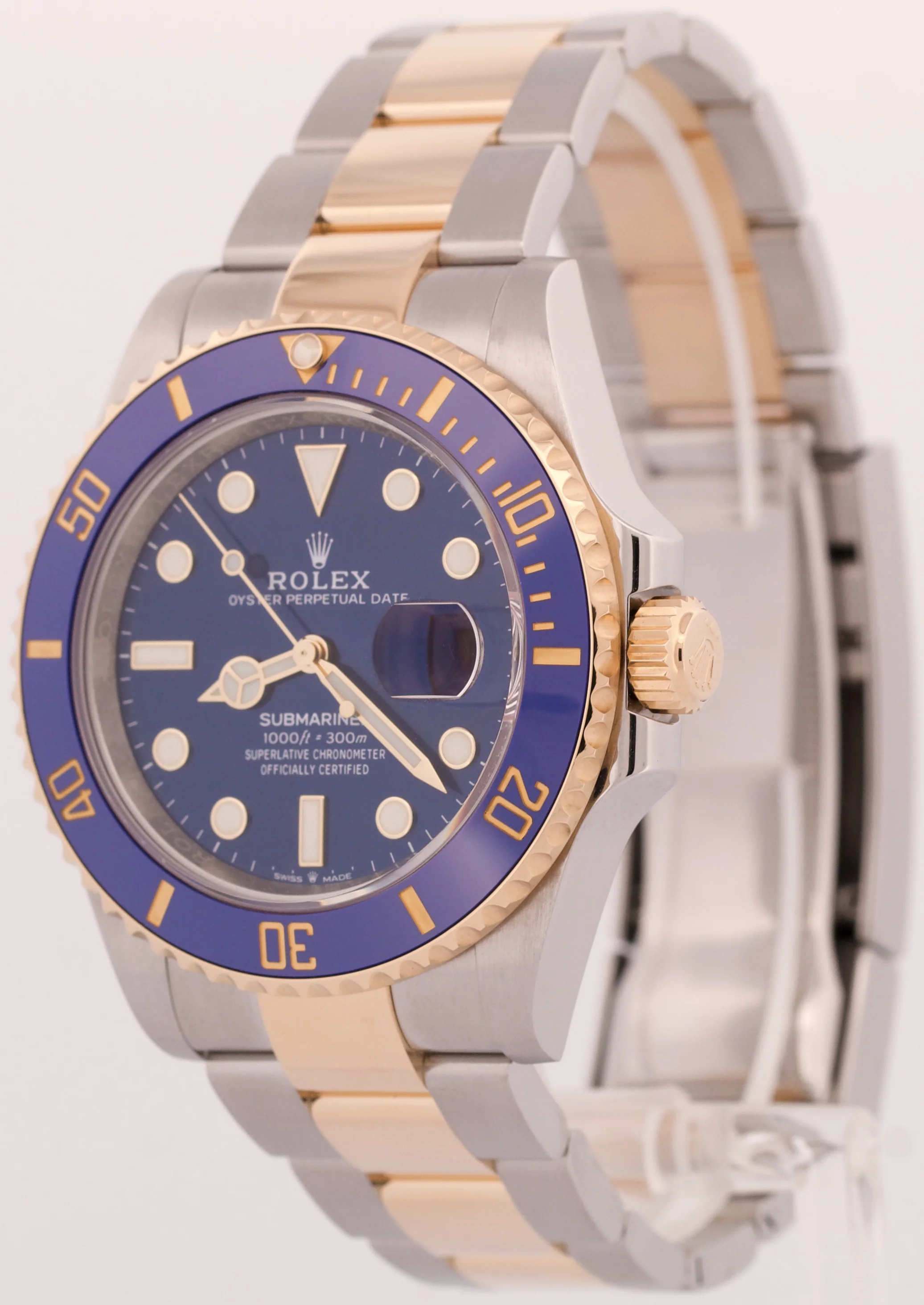 MINT 2023 PAPERS Rolex Submariner Date 41mm BLUE 18K Gold Steel 126613 LB BOX - Image 3