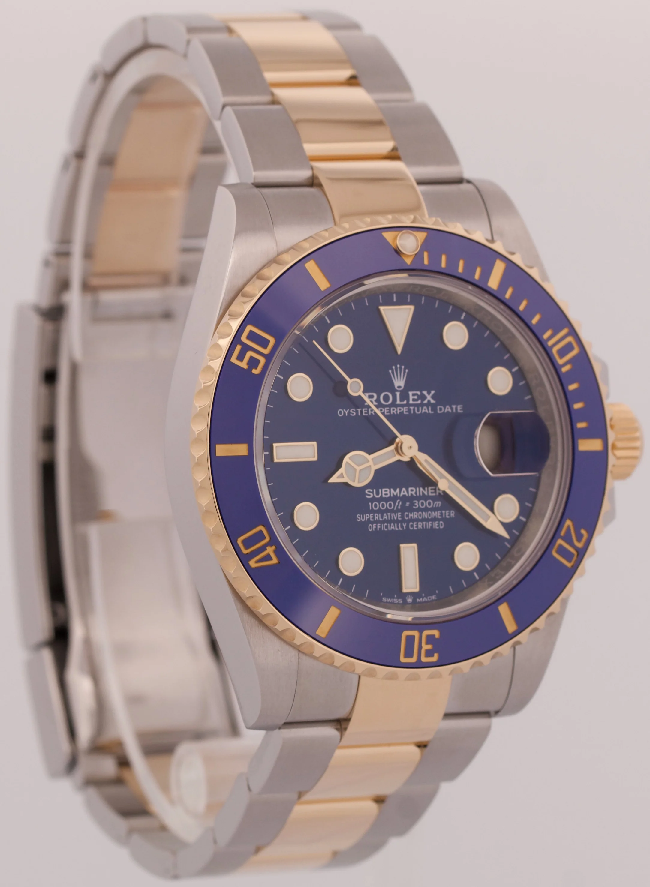 MINT 2023 PAPERS Rolex Submariner Date 41mm BLUE 18K Gold Steel 126613 LB BOX - Image 4
