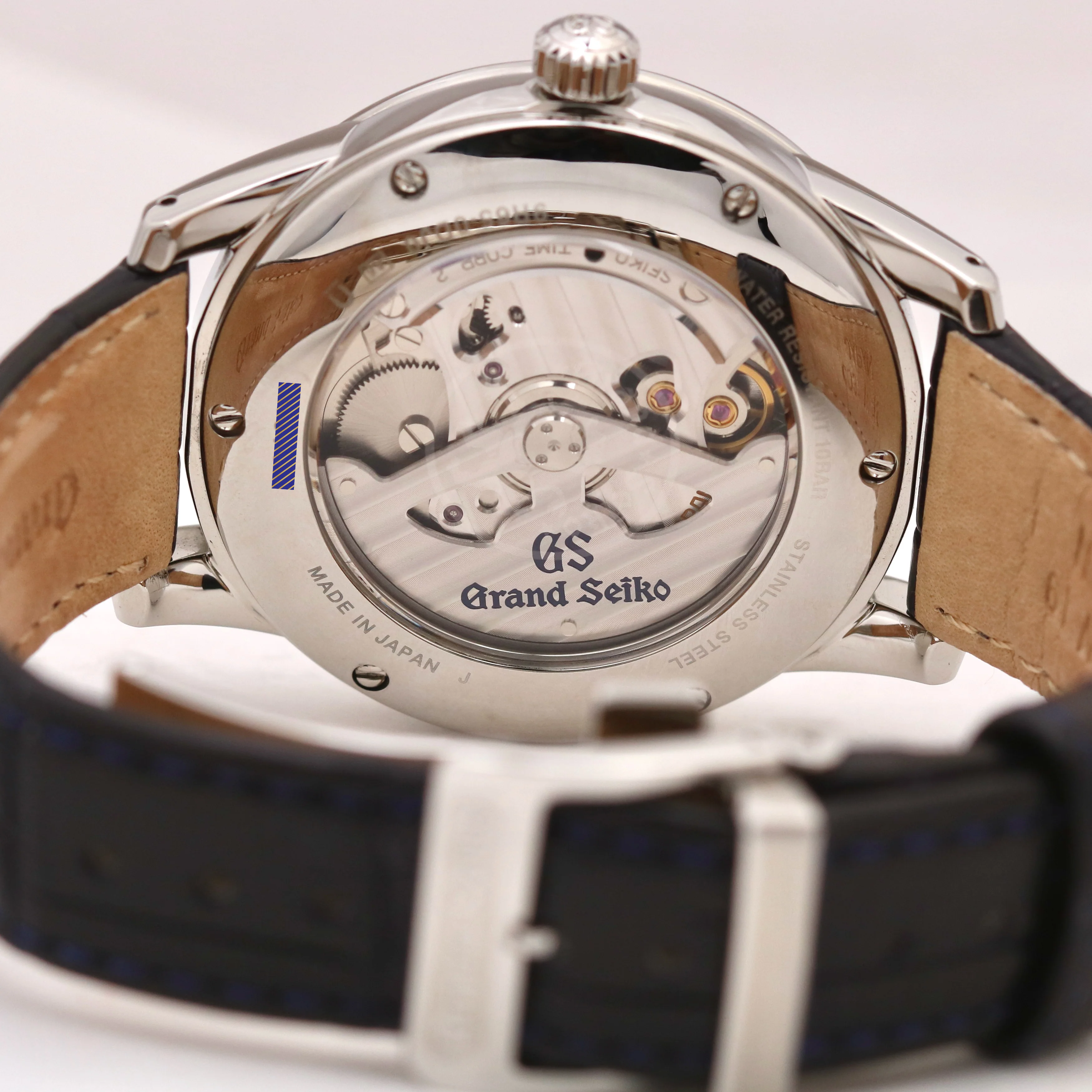 MINT 2024 PAPERS Grand Seiko Elegance SKYFLAKE 40mm BLUE Steel Date SBGA407G BOX - Image 10