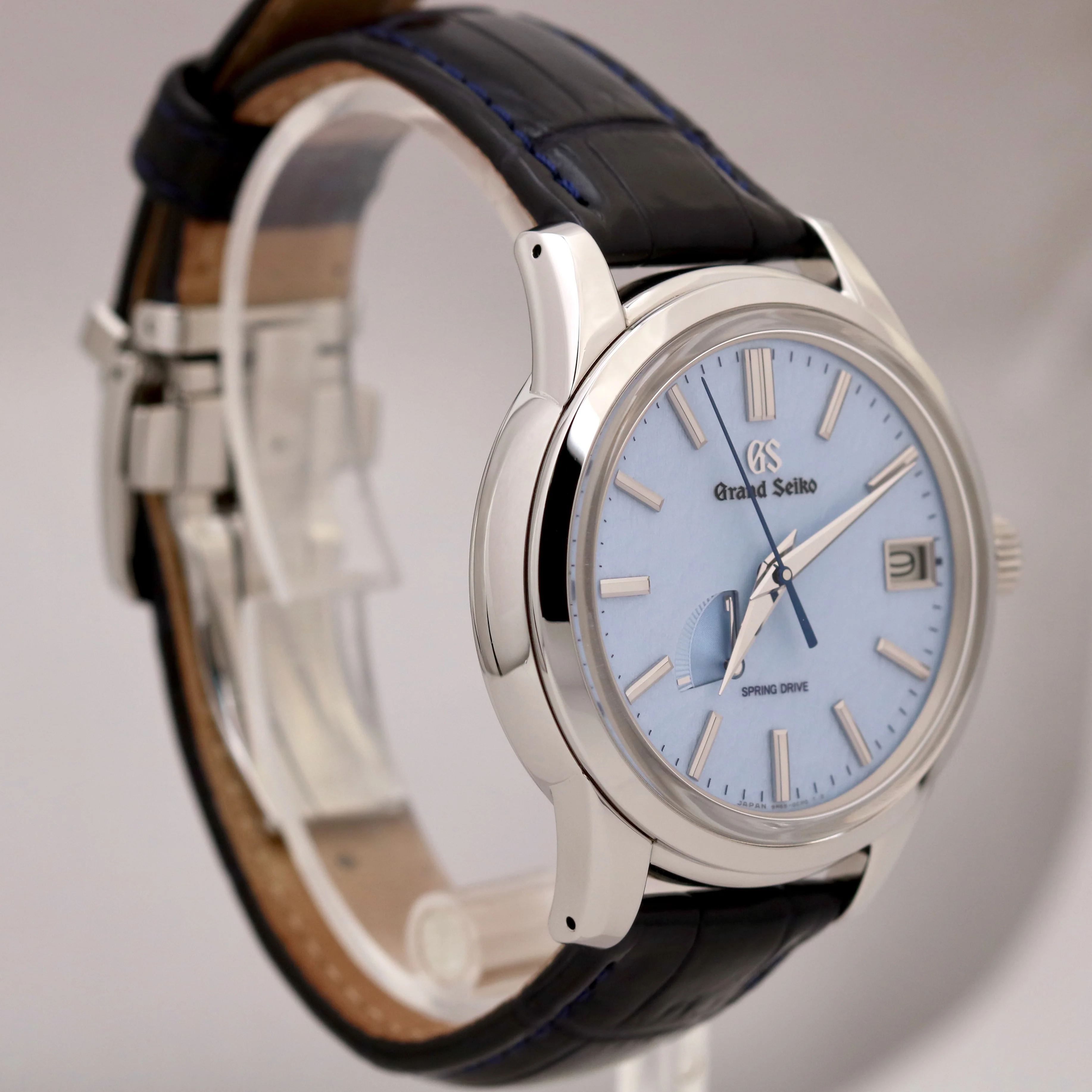 MINT 2024 PAPERS Grand Seiko Elegance SKYFLAKE 40mm BLUE Steel Date SBGA407G BOX - Image 4